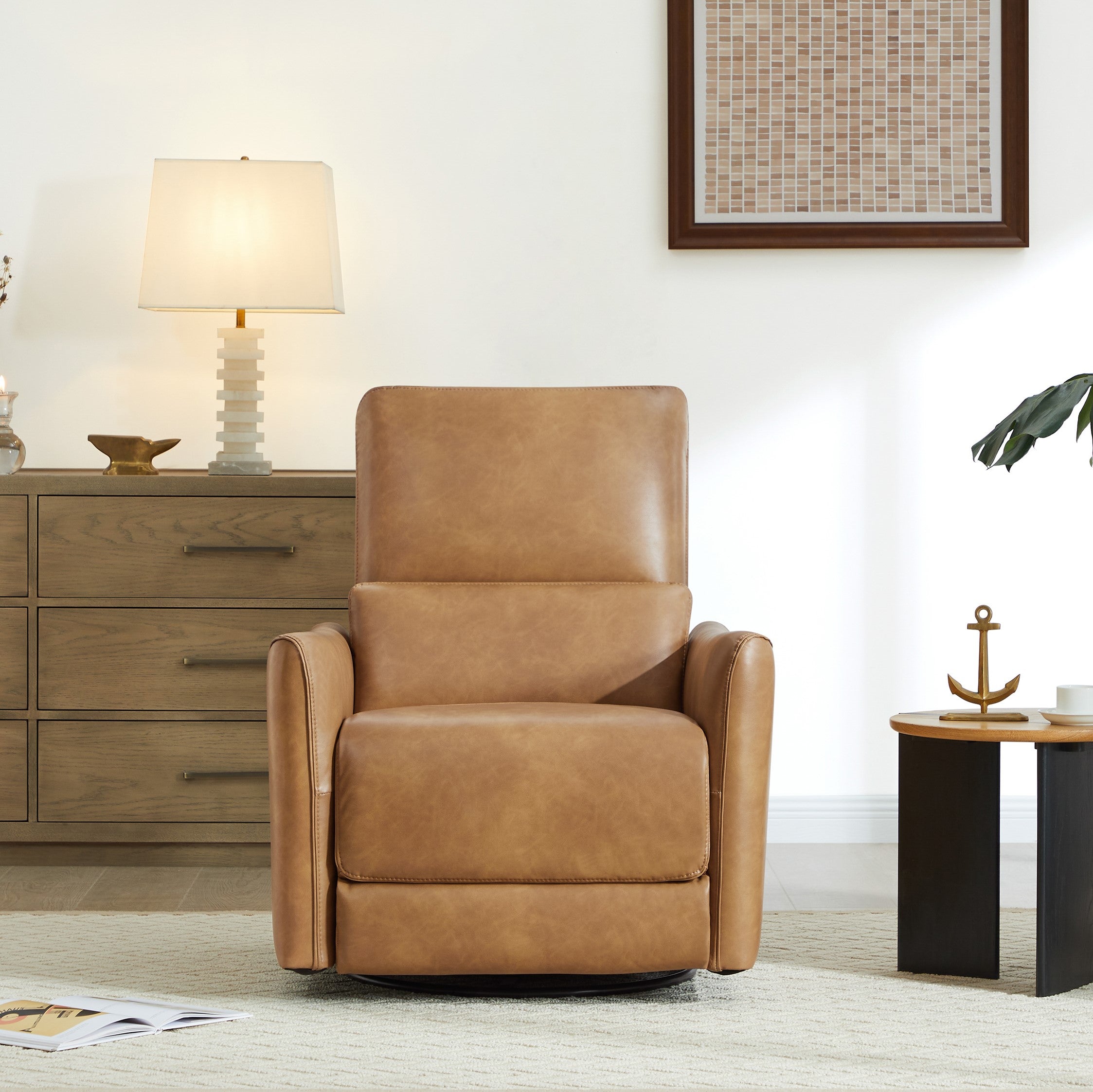 Tracee Power Swivel Nursery Glider Recliner