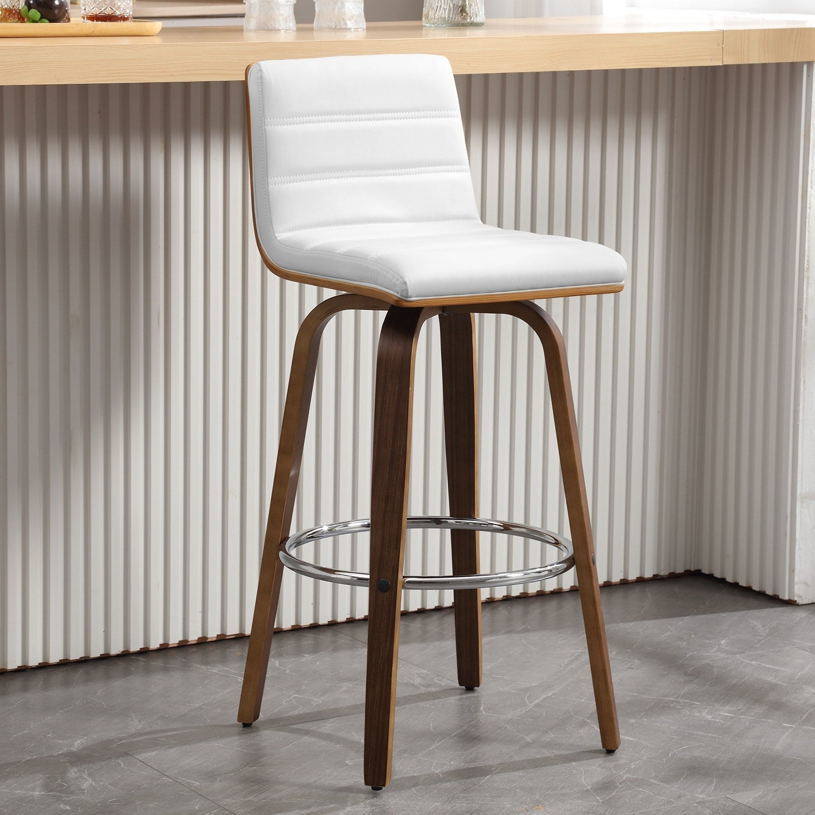 26/29 Faux Leather Swivel Bar/Counter Stools, Set of 2/3