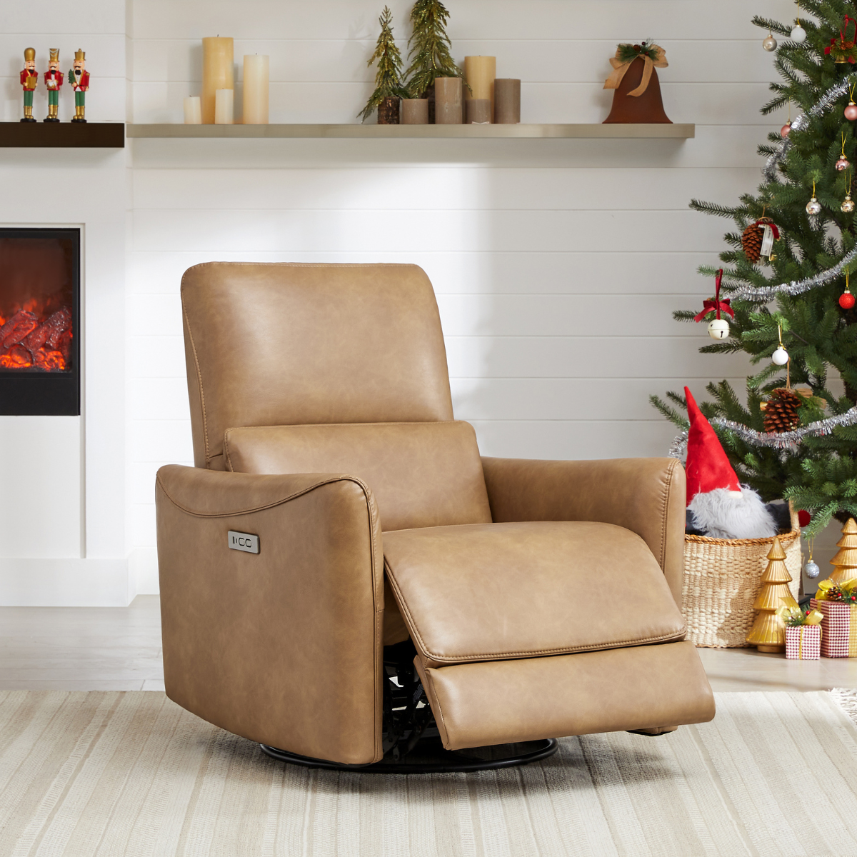 Tracee Power Swivel Nursery Glider Recliner