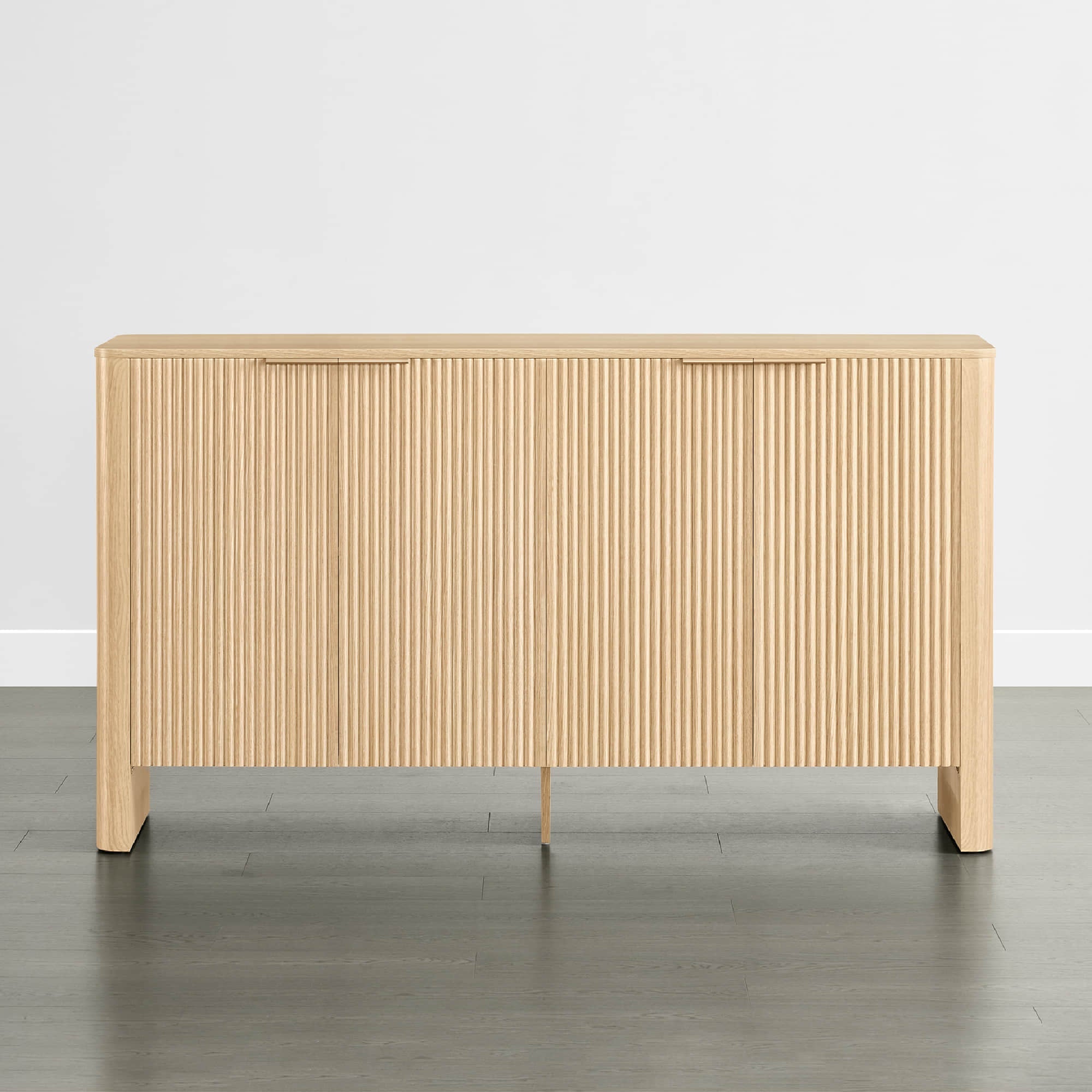 Bowen – 61 Fluted Wood Sideboard, High-Leg