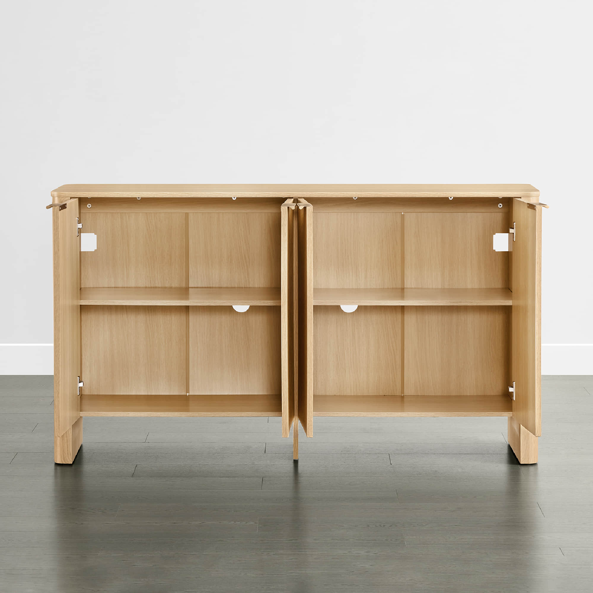 Bowen – 61 Fluted Wood Sideboard, High-Leg