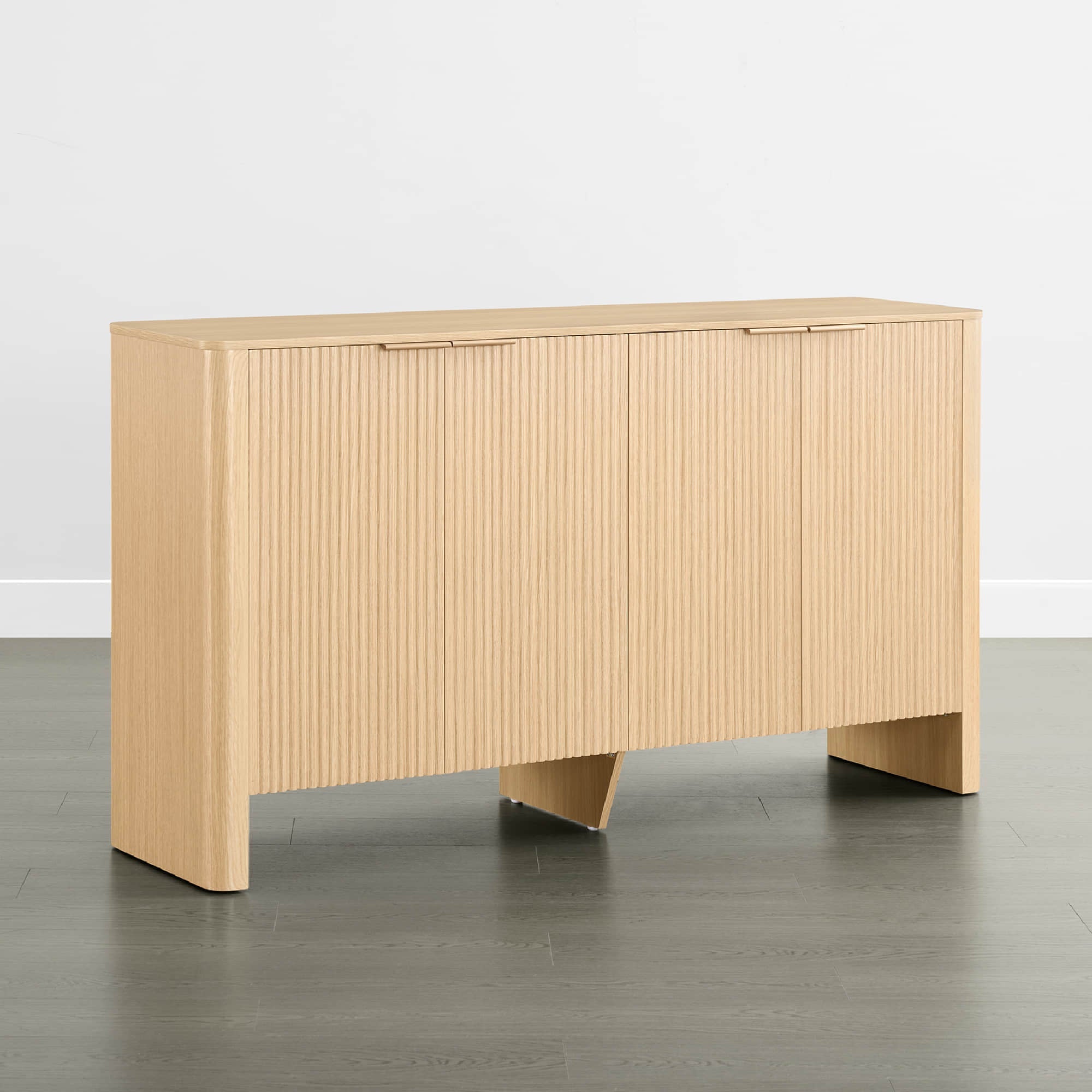 Bowen – 61 Fluted Wood Sideboard, High-Leg