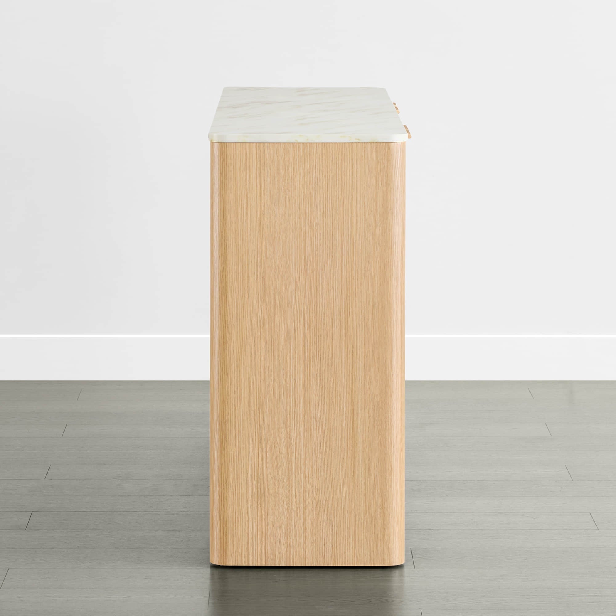 Bowen – 61 Fluted Wood Sideboard, High-Leg