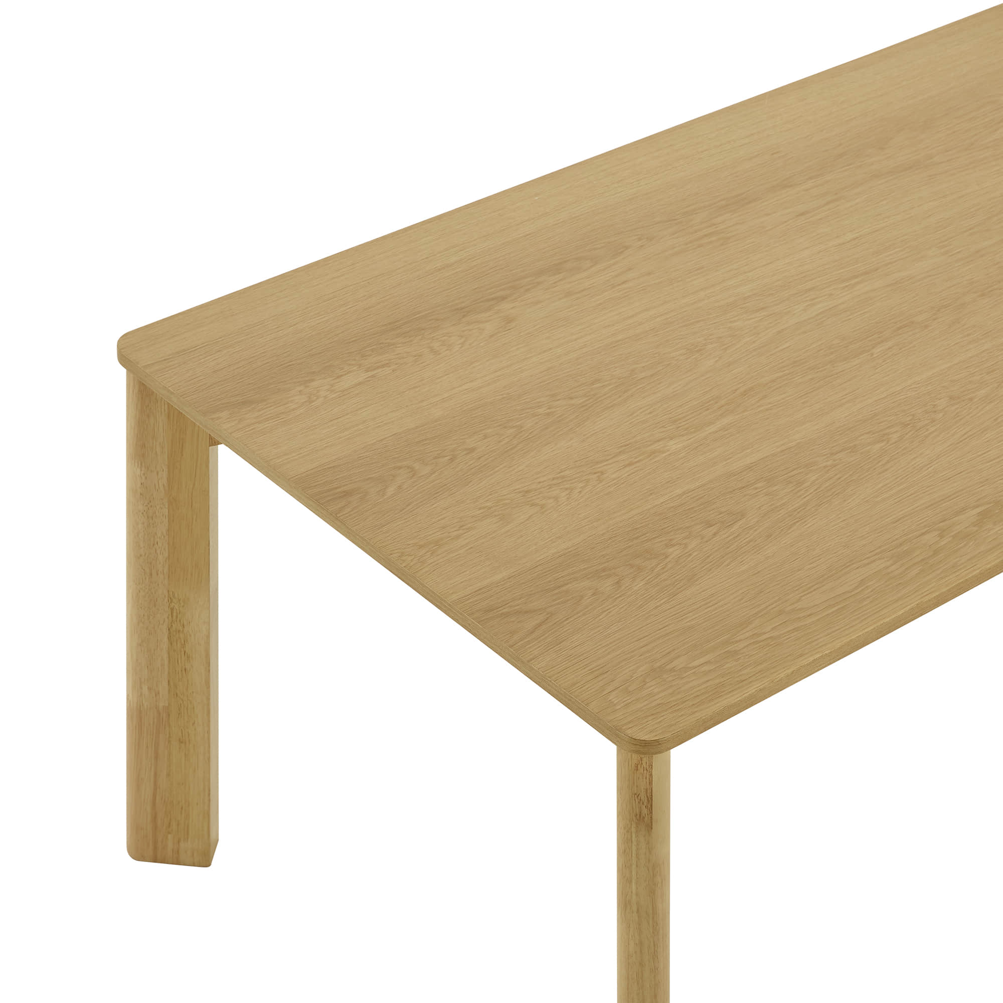 Everett Modern Rectangular Wood Dining Table for 4