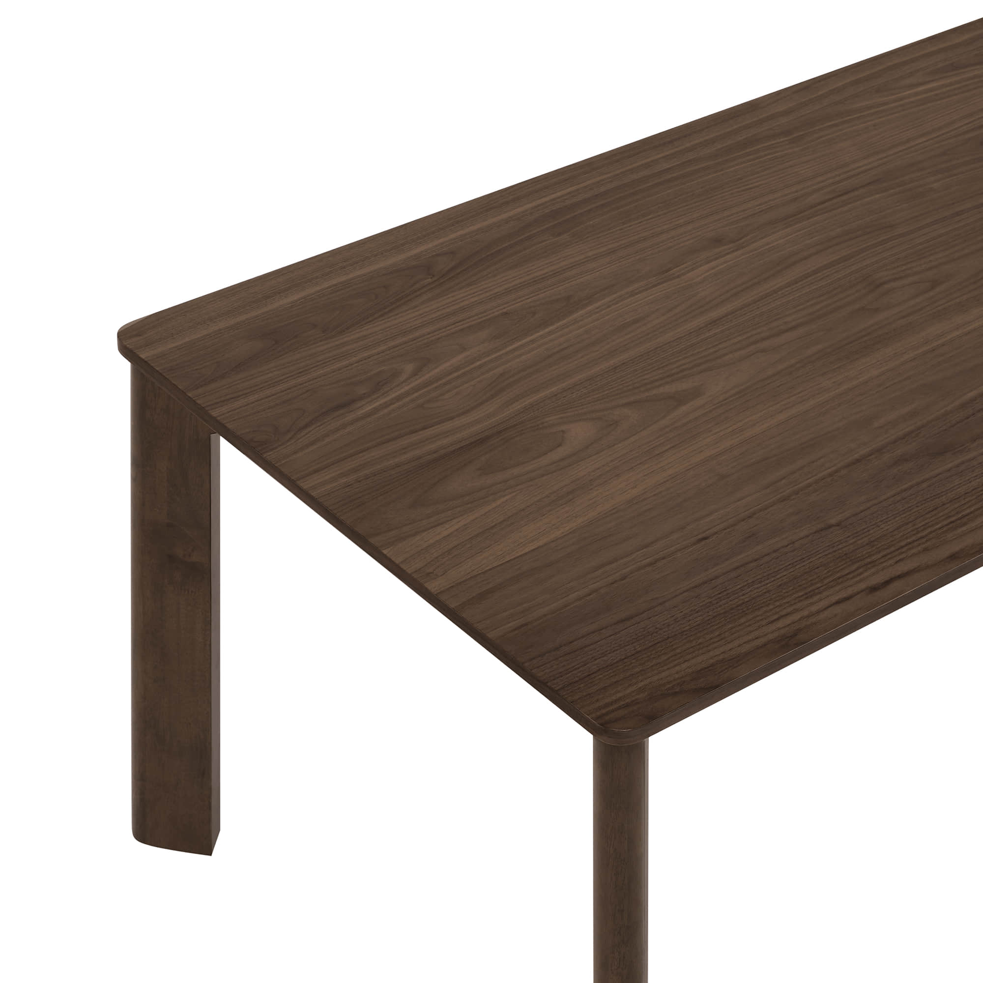 Everett Modern Rectangular Wood Dining Table for 4