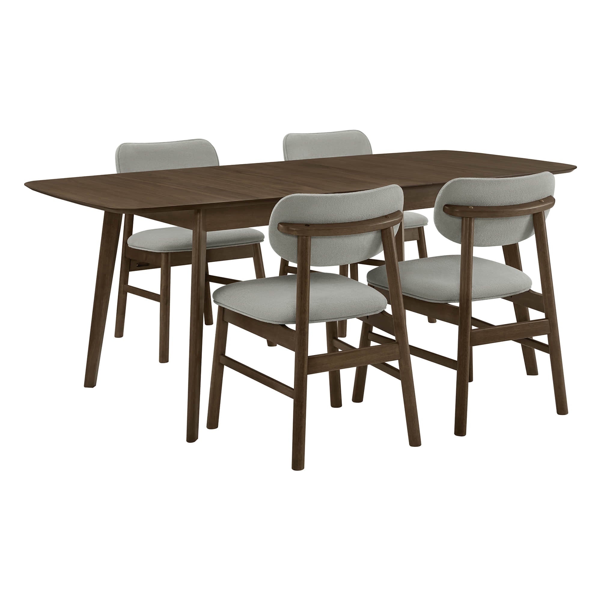 Hilda Extendable Wood Dining Table Set
