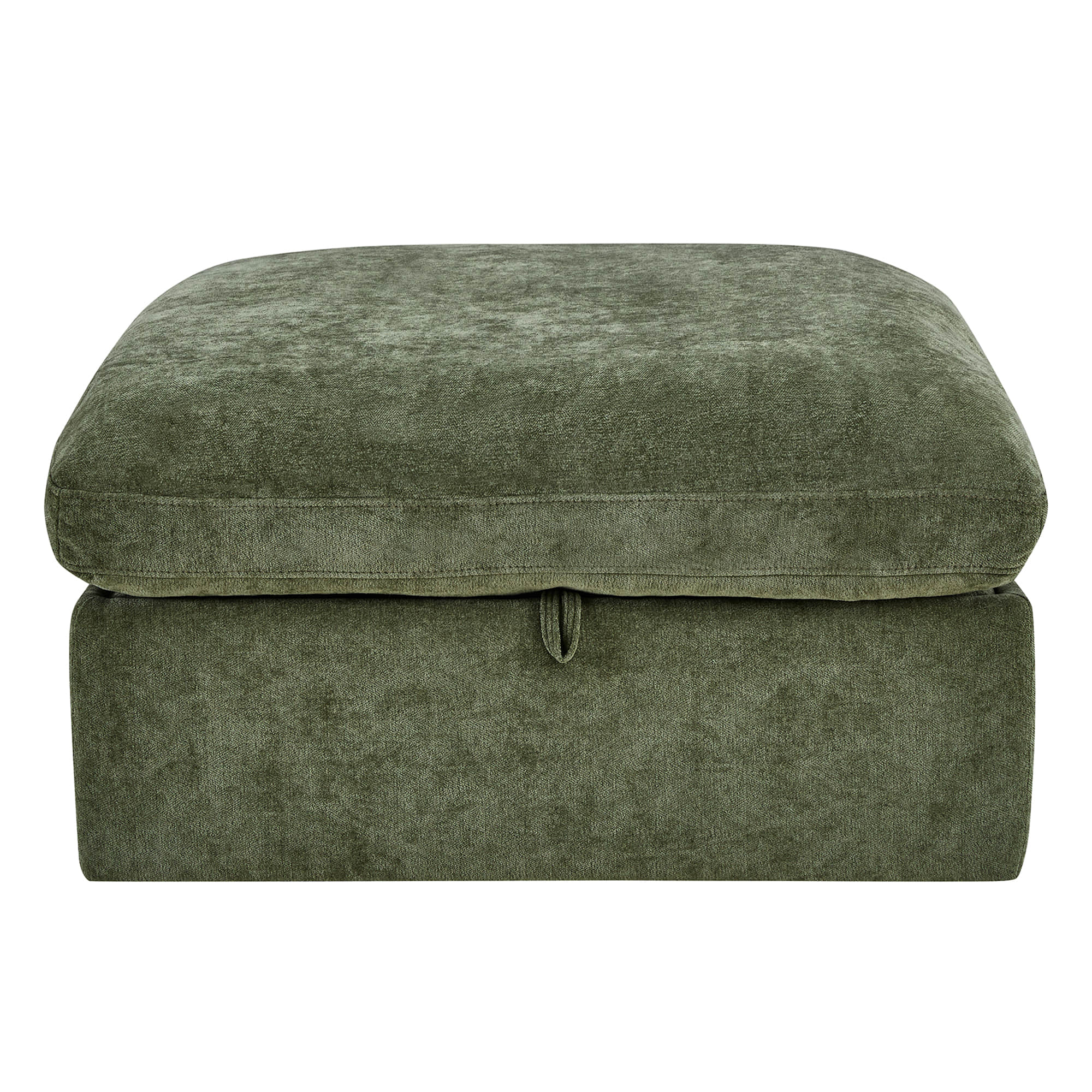Ivy Modular Performance Fabric Ottoman with Storage