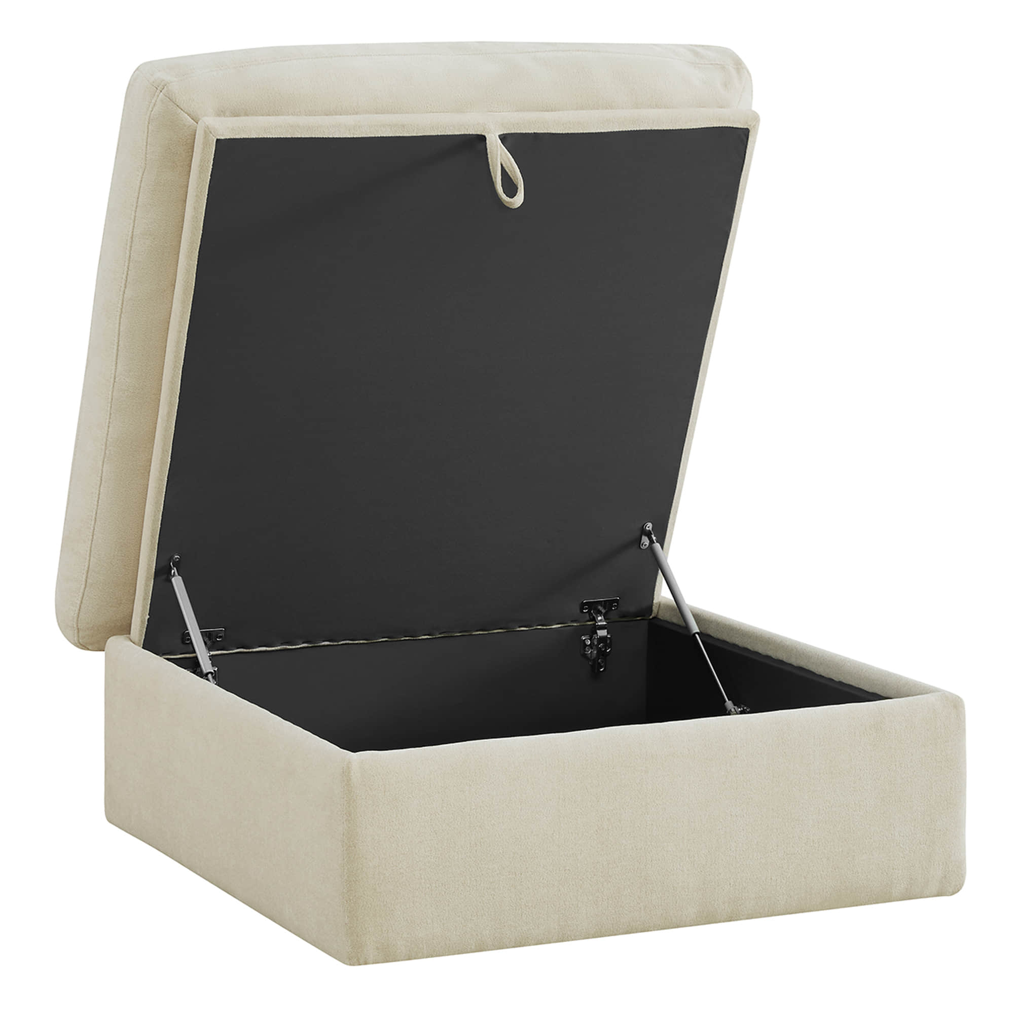 Ivy Modular Performance Fabric Ottoman with Storage