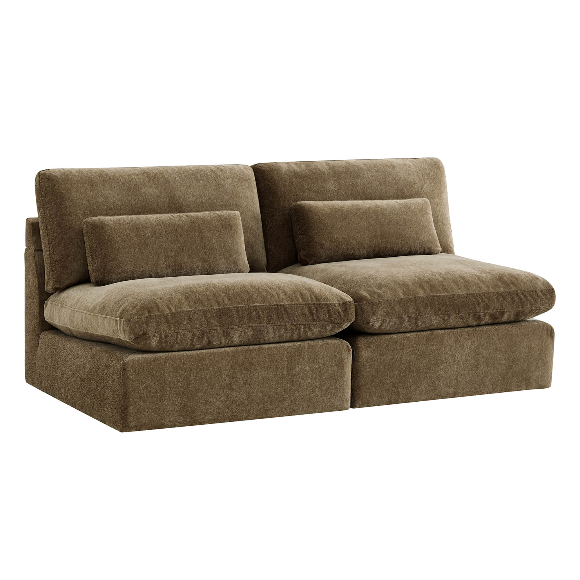 Ivy Modular Armless Chair/2-Seat Armless Sofa