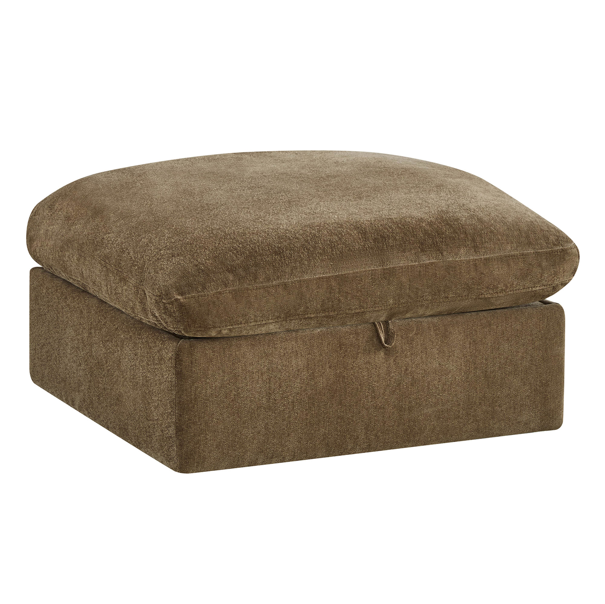 Ivy Modular Performance Fabric Ottoman with Storage