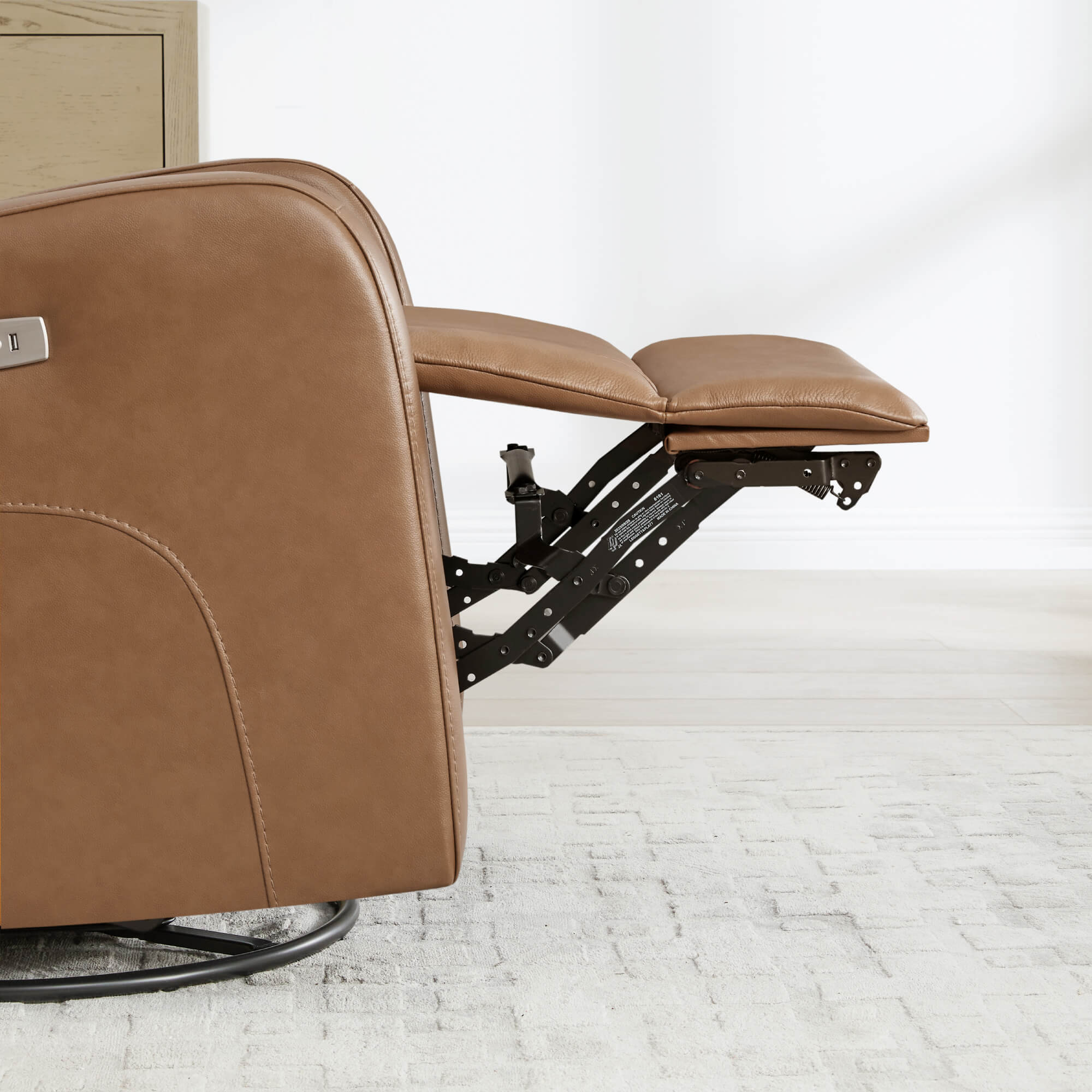 Joy Power Swivel Recliner with Manual Headrest