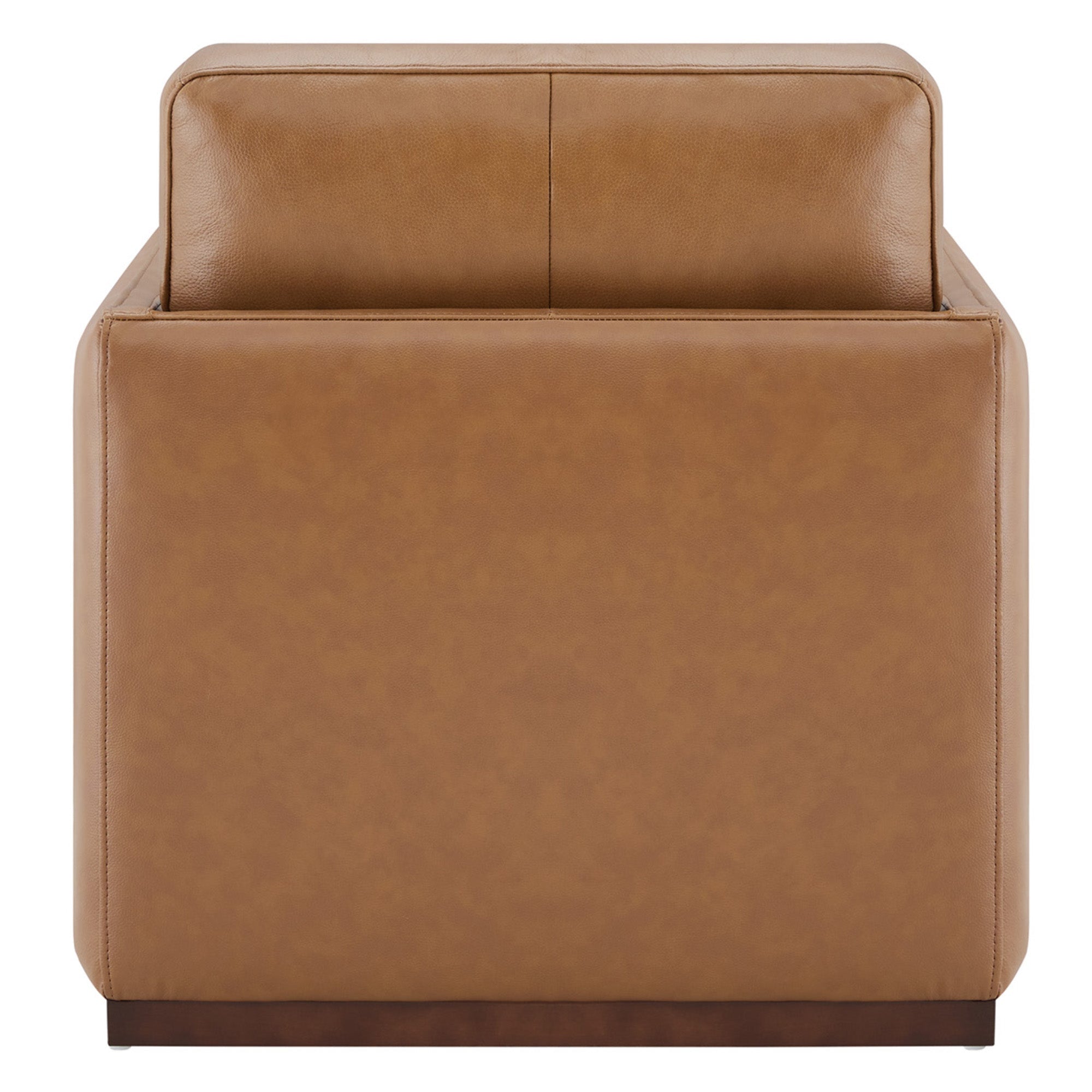 Henry Swivel Accent Chair with Wood Base