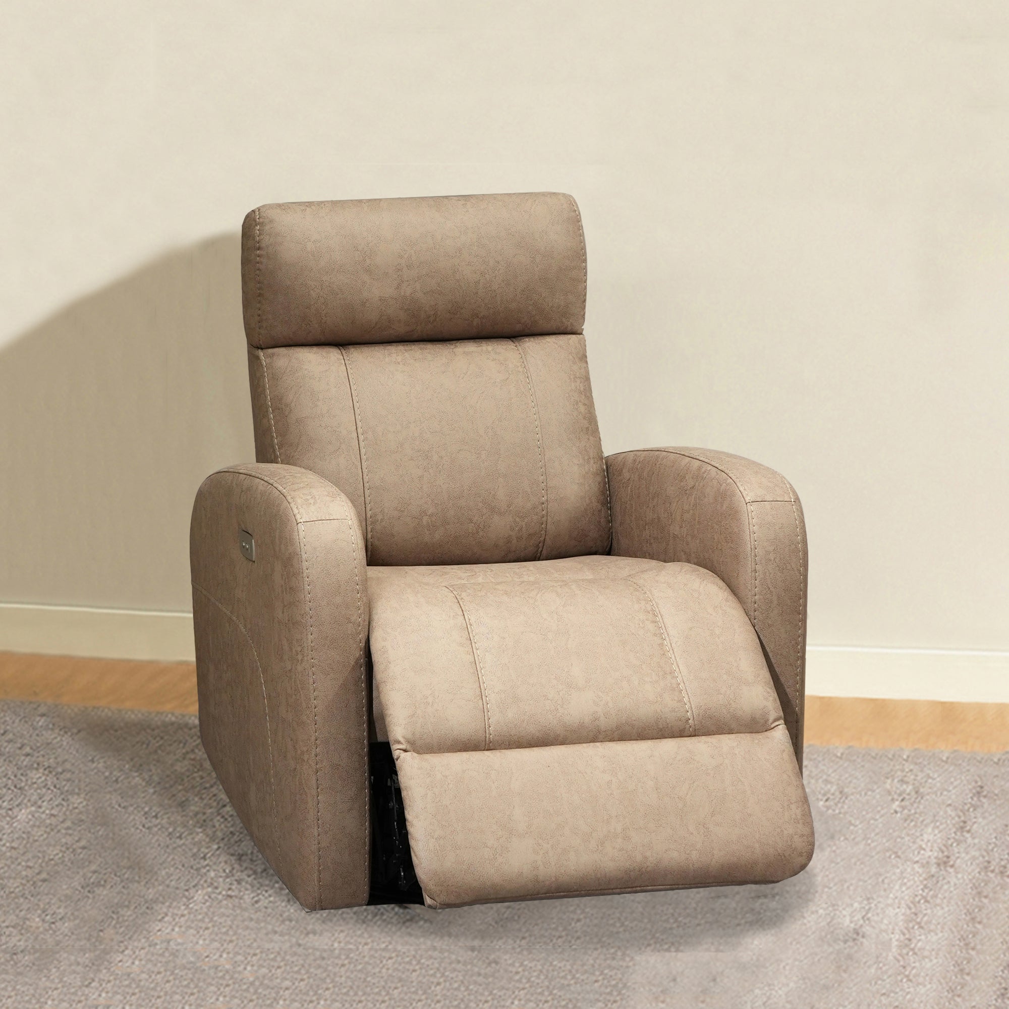Joy Power Swivel Recliner with Manual Headrest