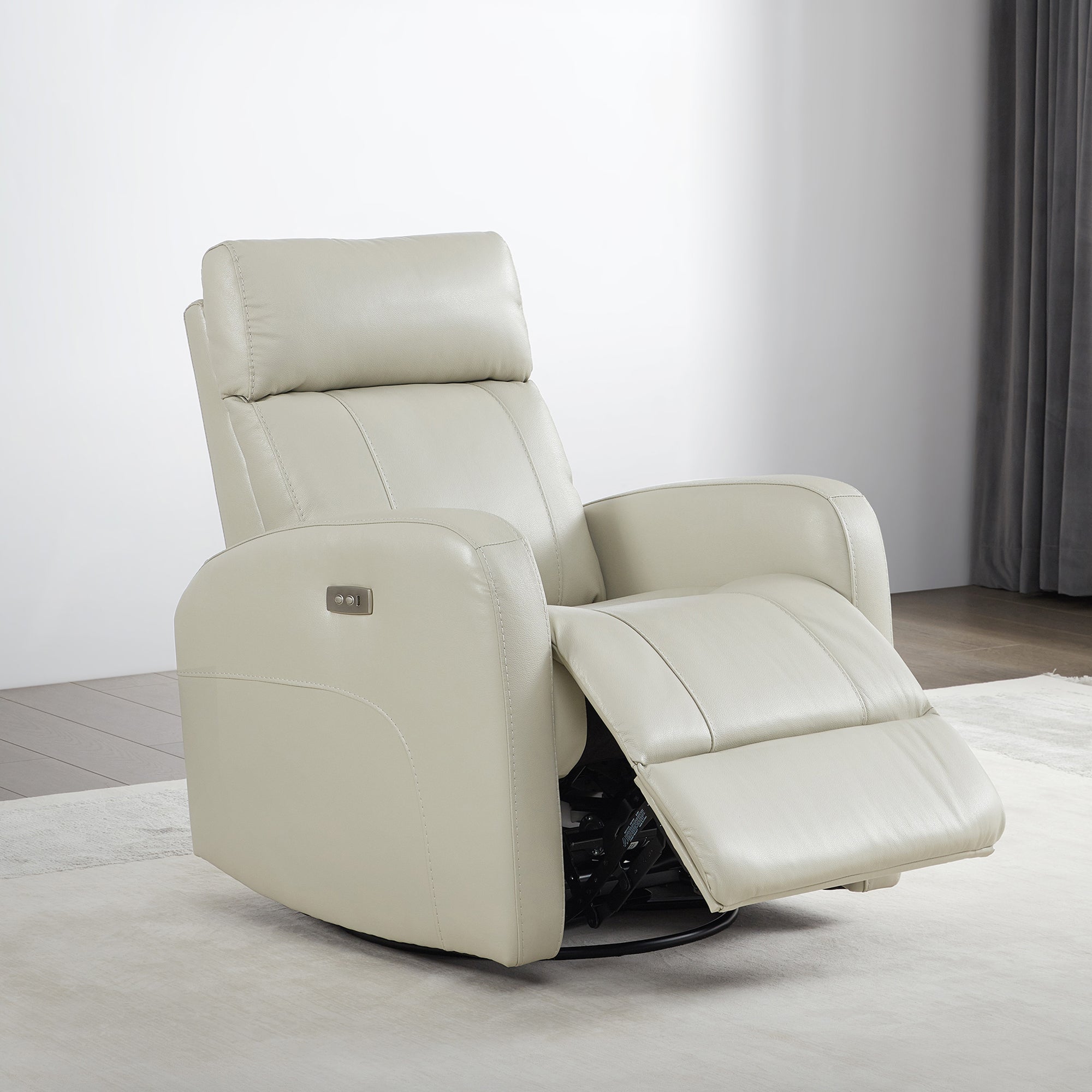 Joy Power Swivel Recliner with Manual Headrest