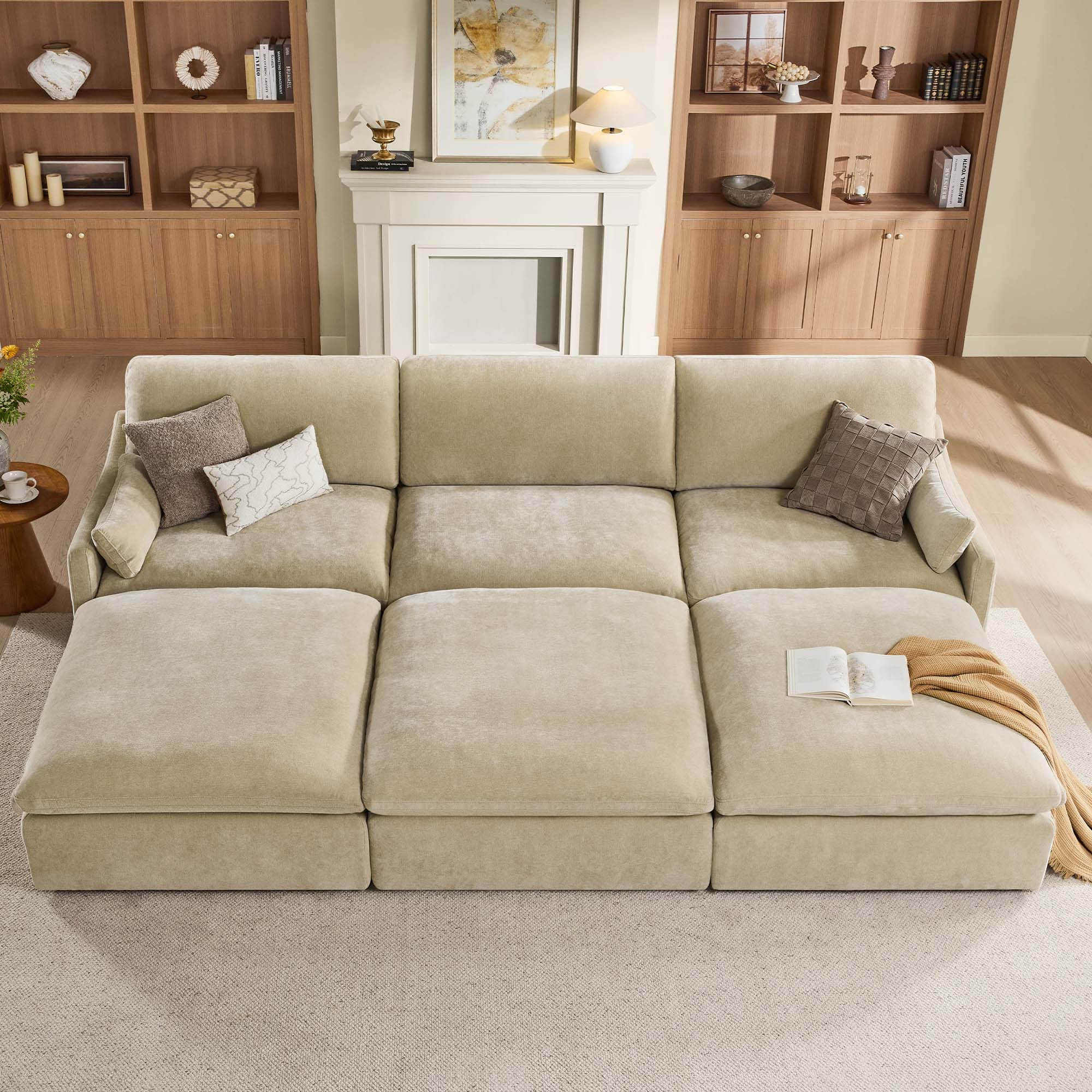 Kenna 6 Seat Modular Sofa Pit Sectional