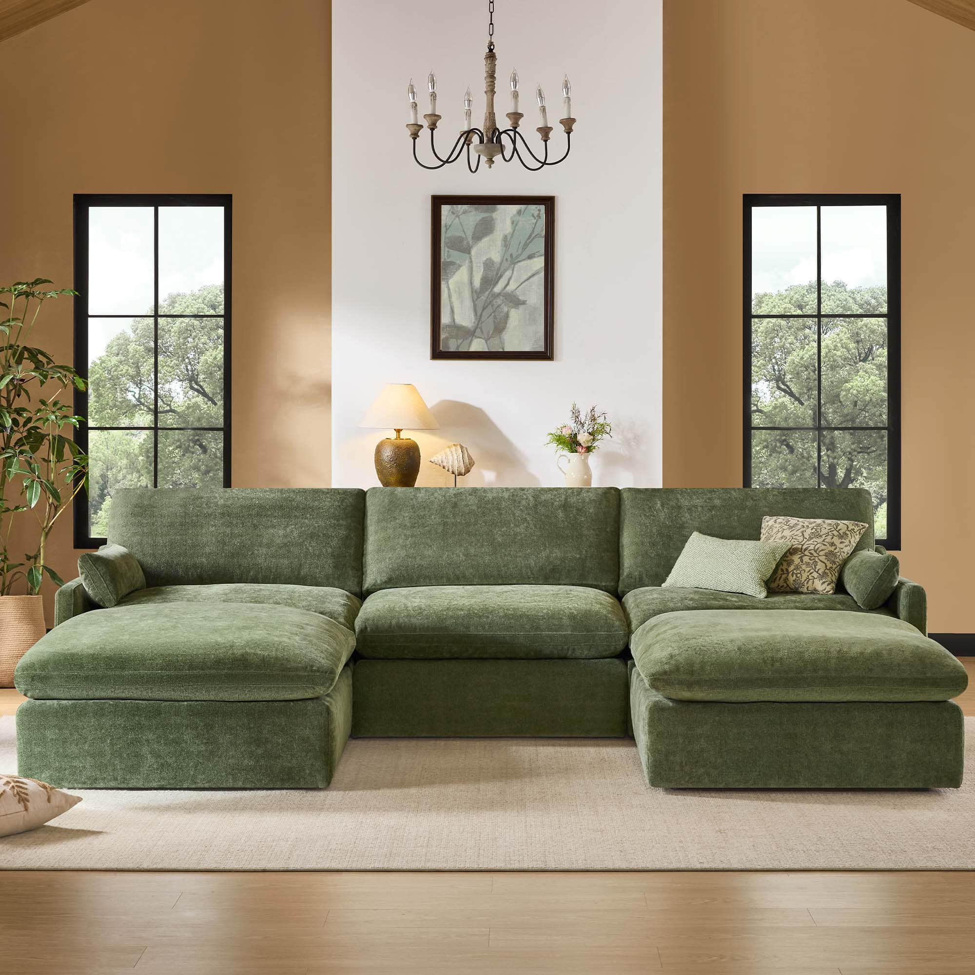 Kenna 6 Seat Modular Sofa Pit Sectional