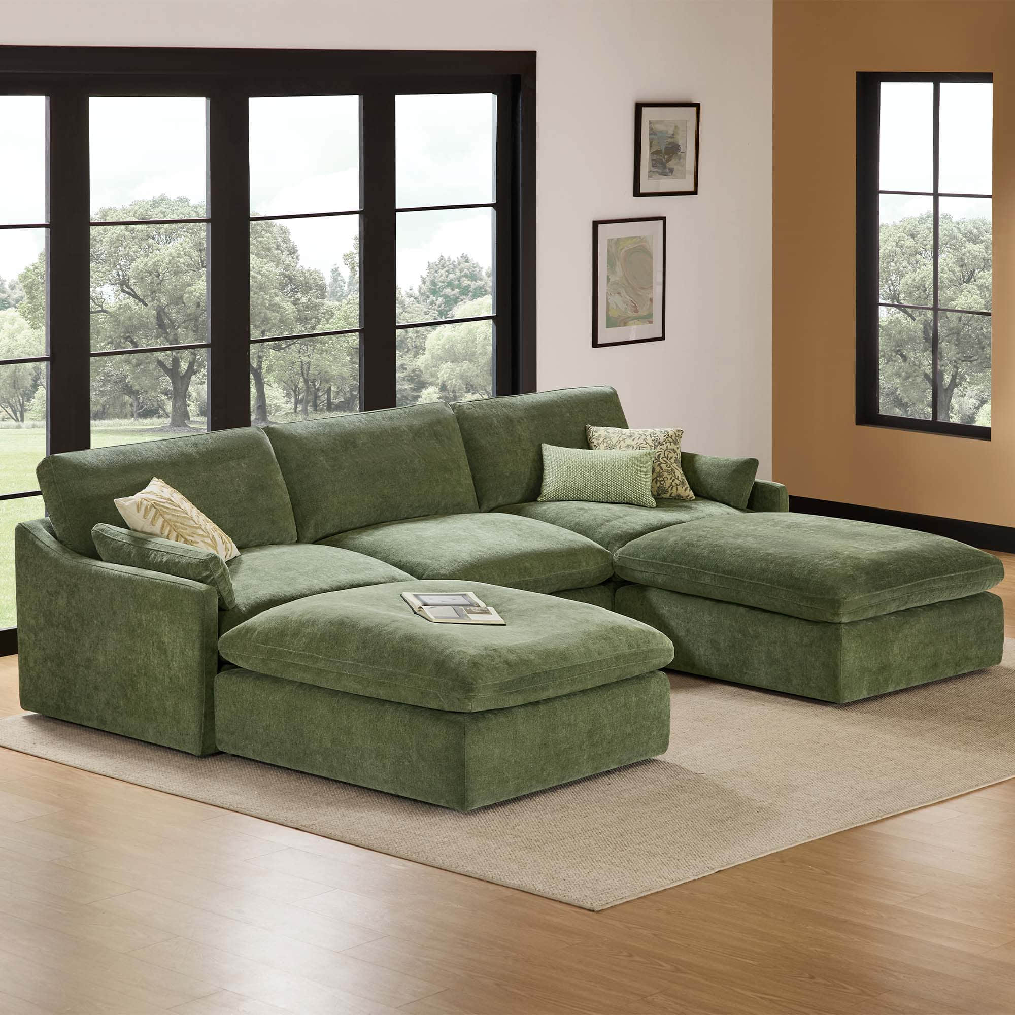Kenna 6 Seat Modular Sofa Pit Sectional