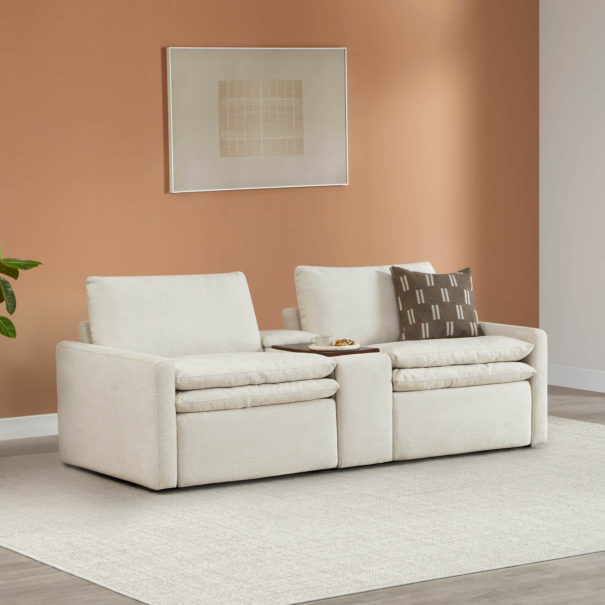 Ohana 2-Seat Zero Gravity Modular Reclining Sofa