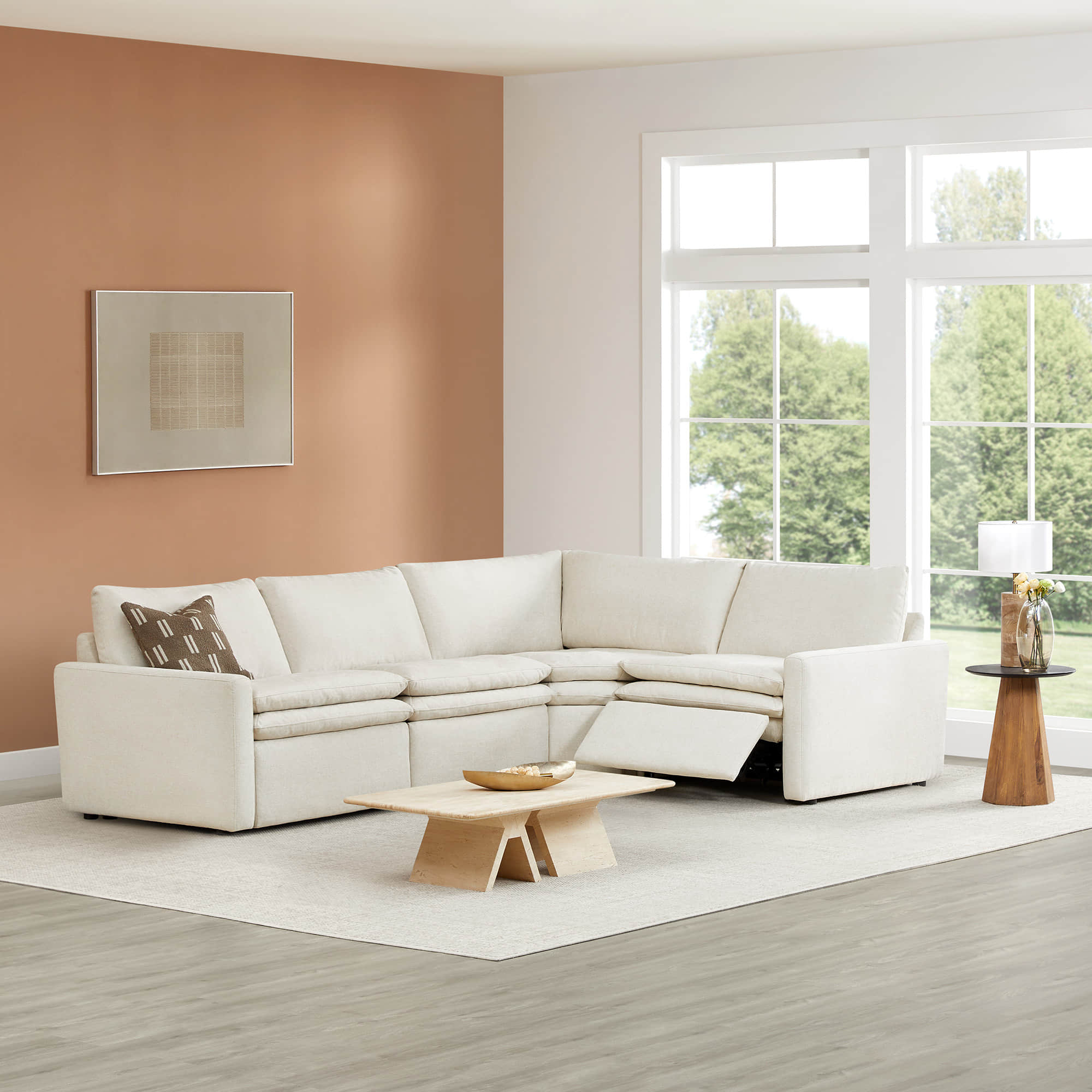 Ohana 4-Seat Zero Gravity Modular Reclining Sofa