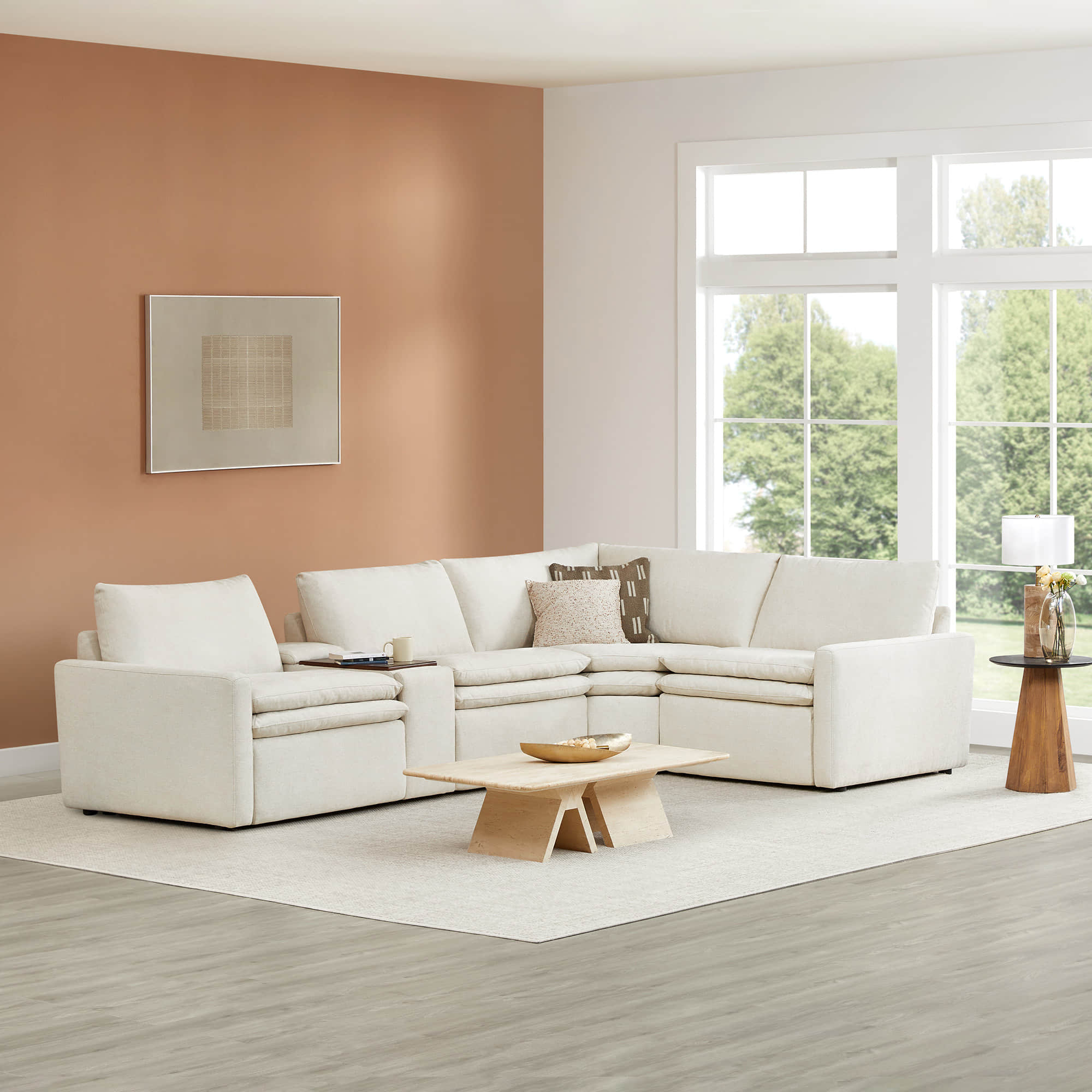 Ohana 4-Seat Zero Gravity Modular Reclining Sofa