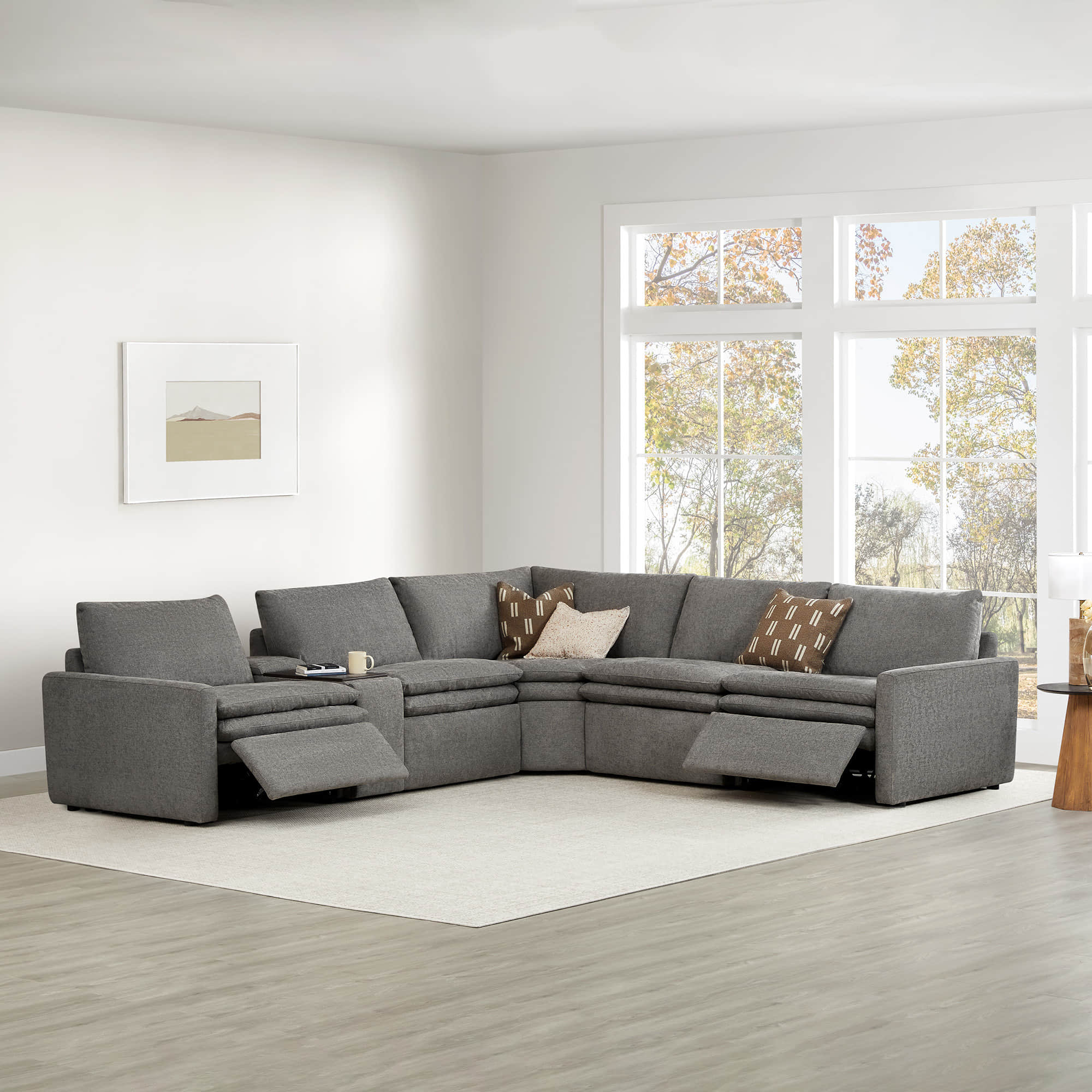 Ohana 5-Seat Zero Gravity Modular Reclining Sofa