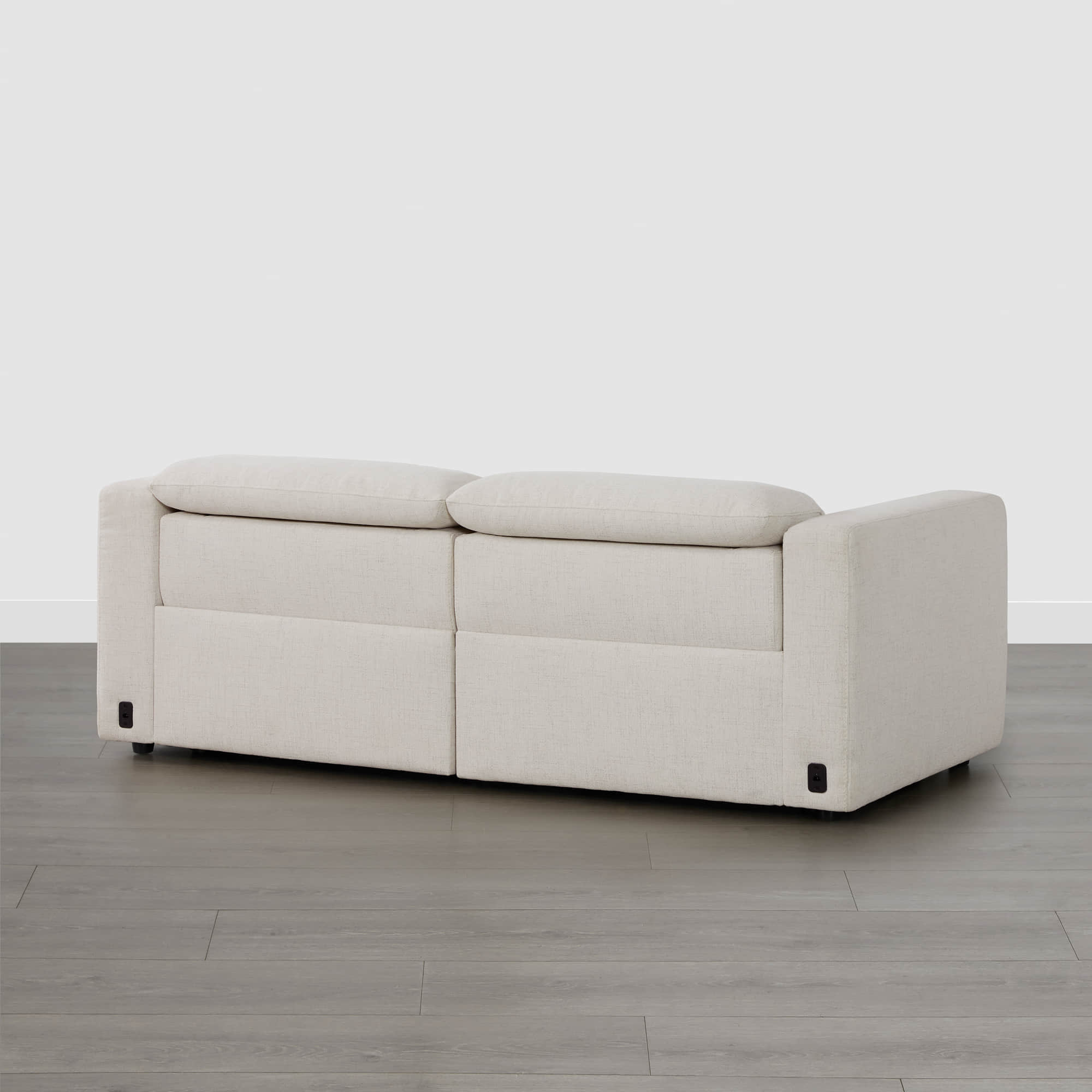Oliver 2-Seat Wall-hugger Reclining Sectional Sofa with Power Headrest