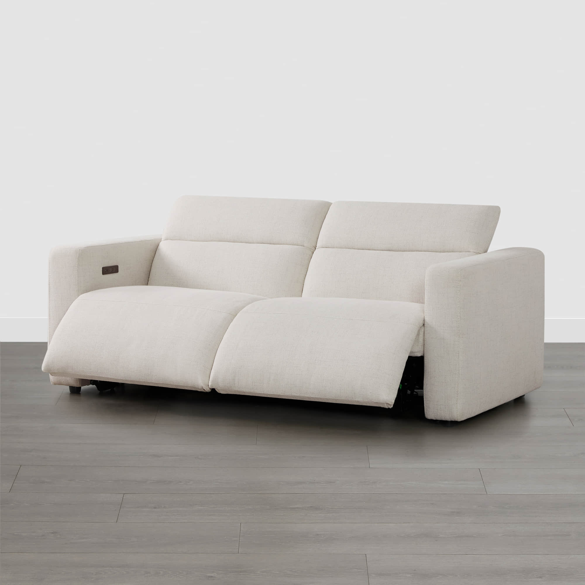 Oliver 2-Seat Wall-hugger Reclining Sectional Sofa with Power Headrest