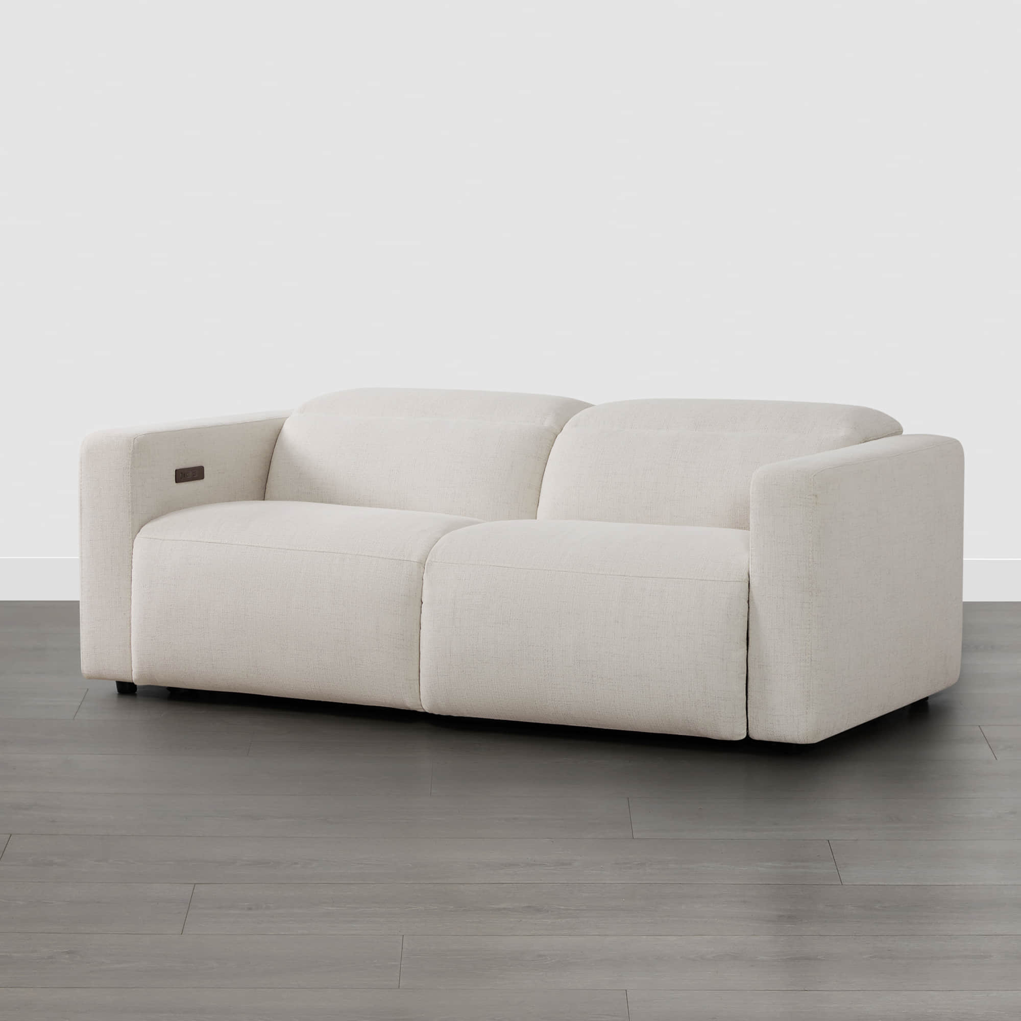 Oliver 2-Seat Wall-hugger Reclining Sectional Sofa with Power Headrest