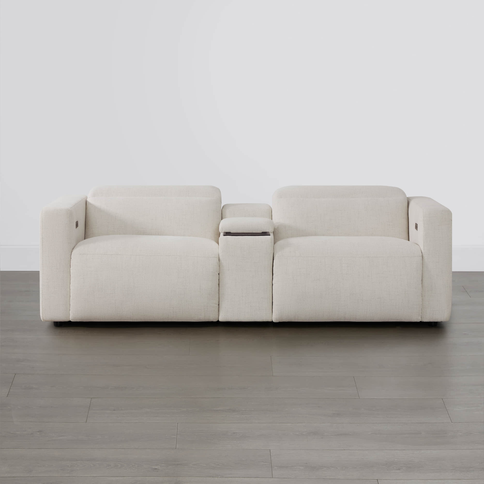 Oliver 2-Seat Wall-hugger Reclining Sectional Sofa with Power Headrest