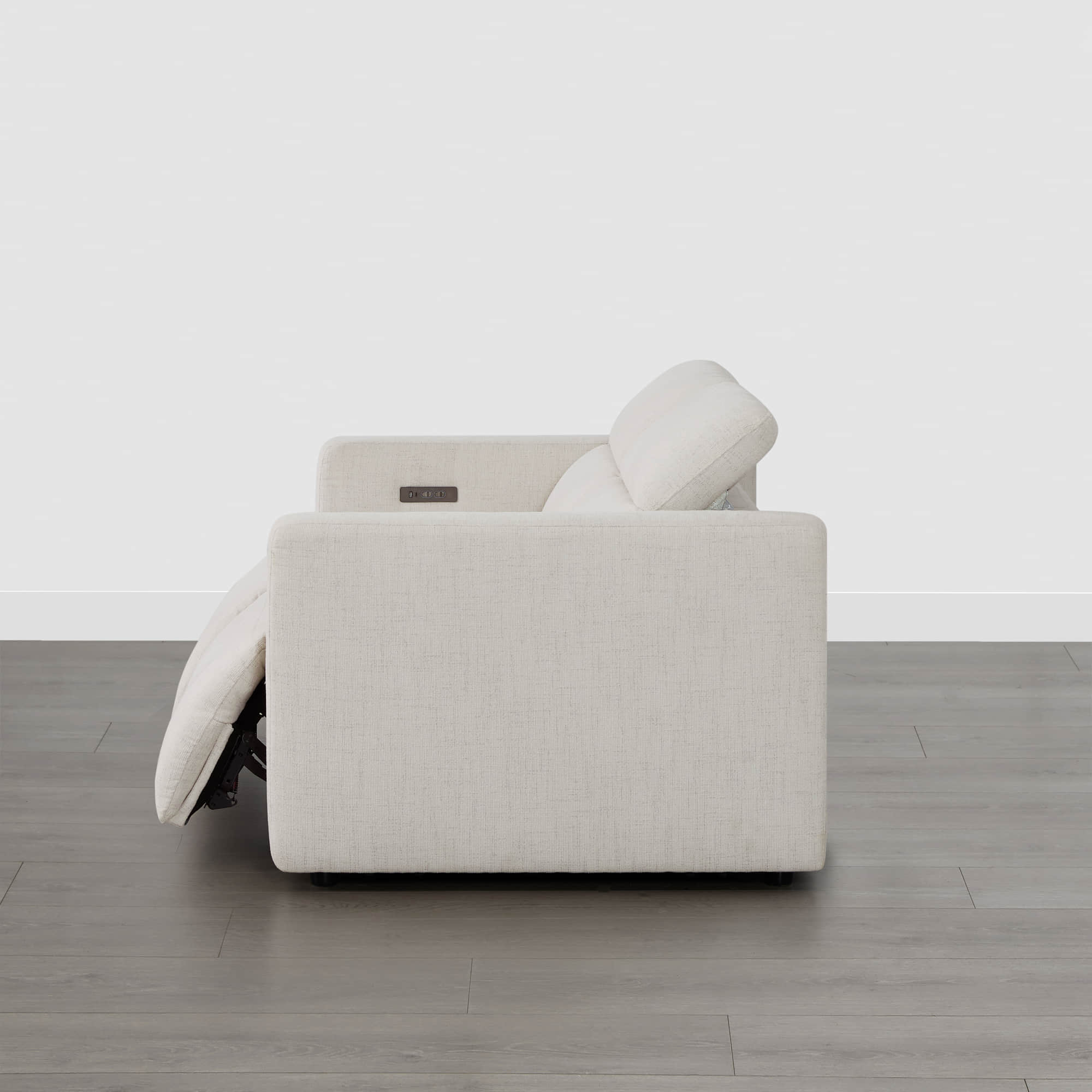 Oliver 2-Seat Wall-hugger Reclining Sectional Sofa with Power Headrest