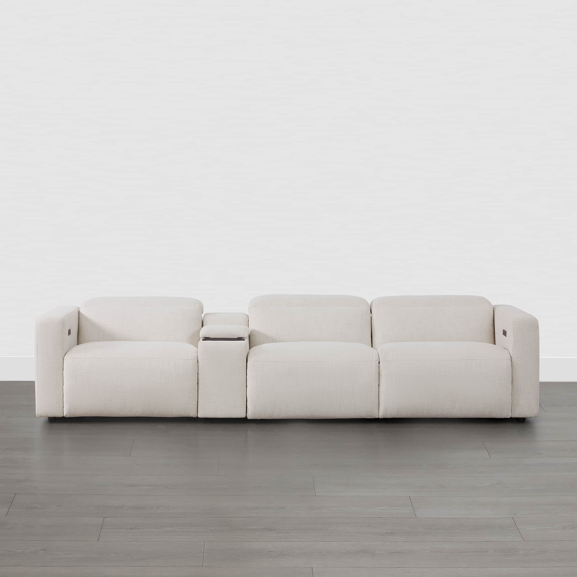 Oliver 3-Seat Wall-hugger Reclining Sectional Sofa with Power Headrest