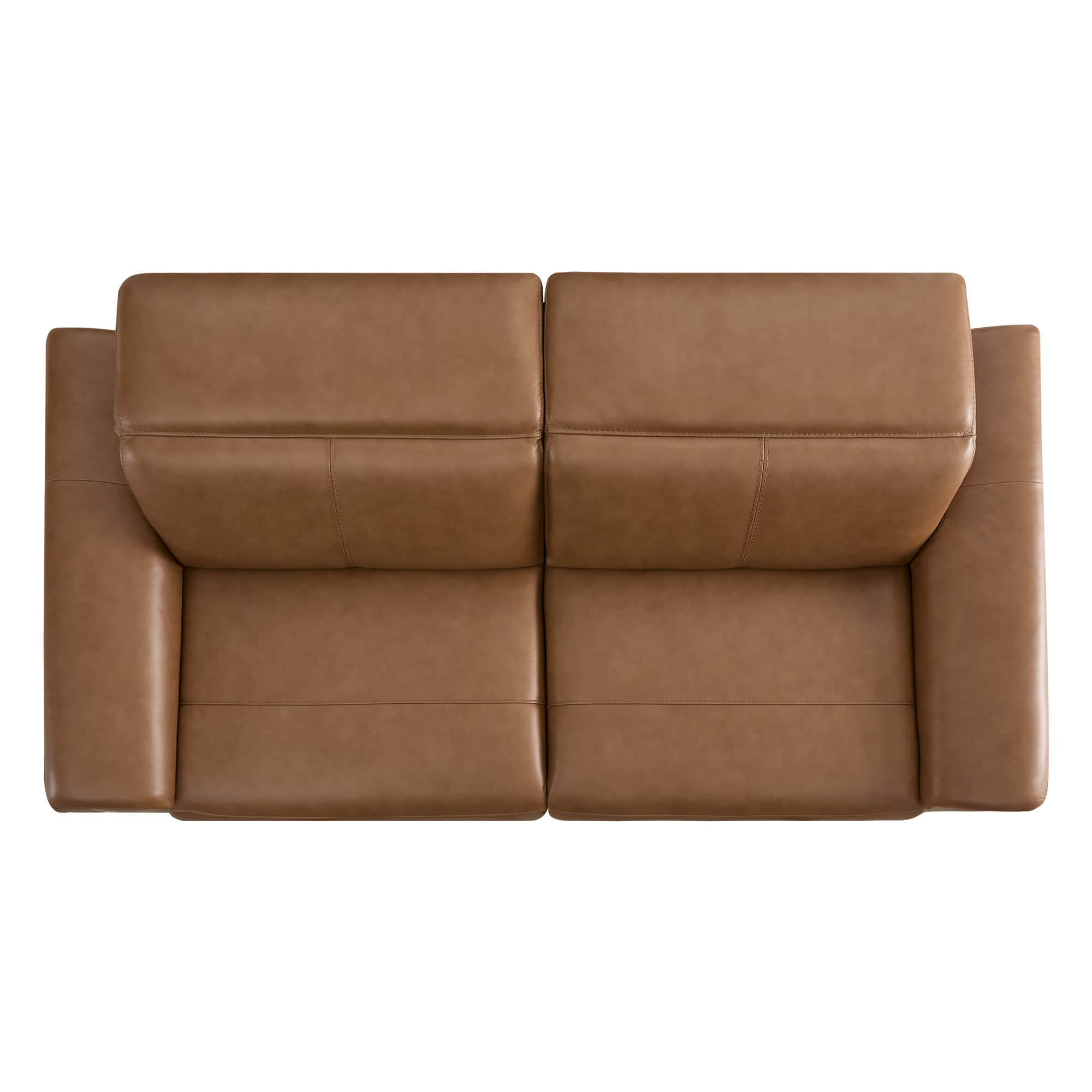 Owen Genuine Leather Reclining Sofa with Power Headrest