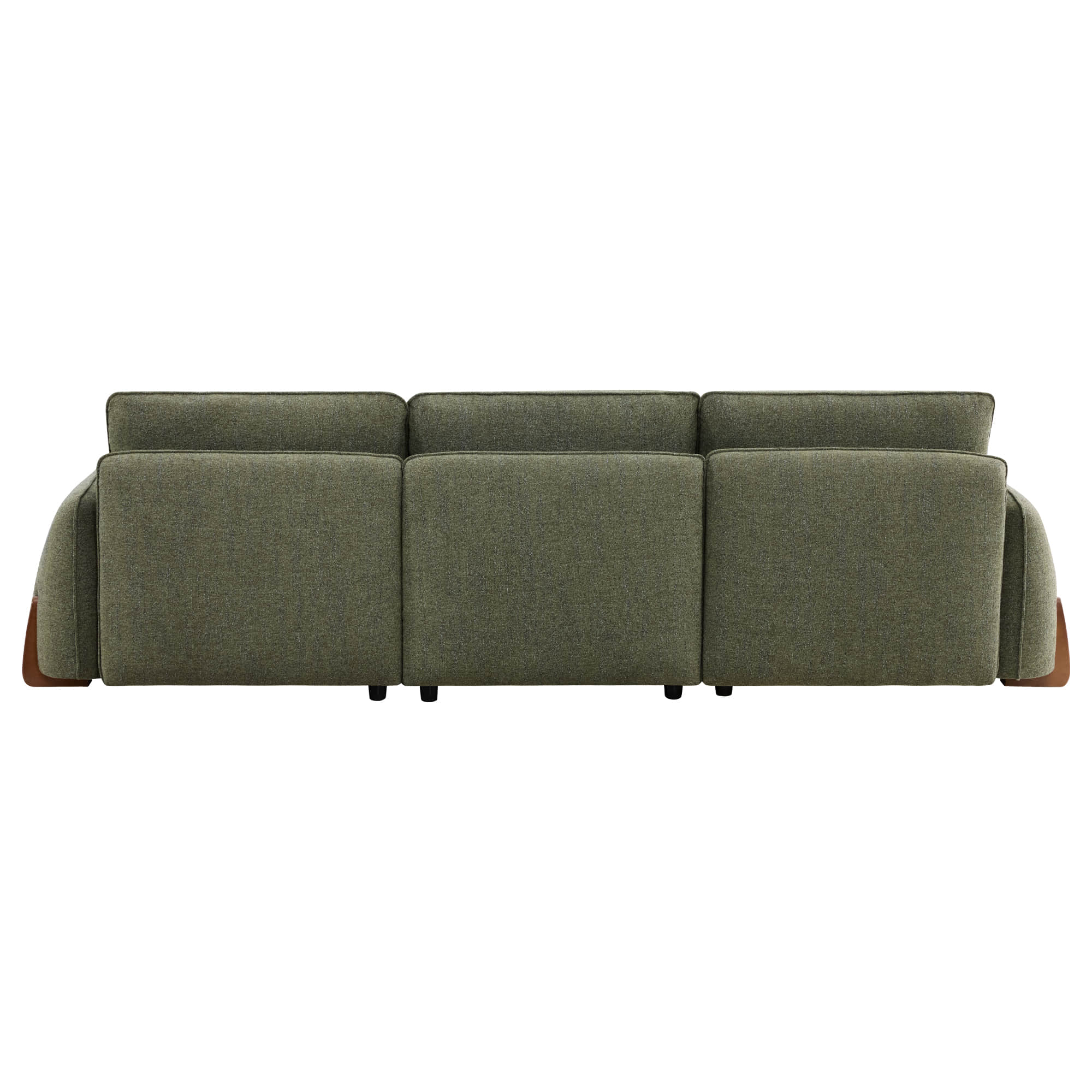 Teleri 5-seat Modular Curved Sofa with Wood Leg