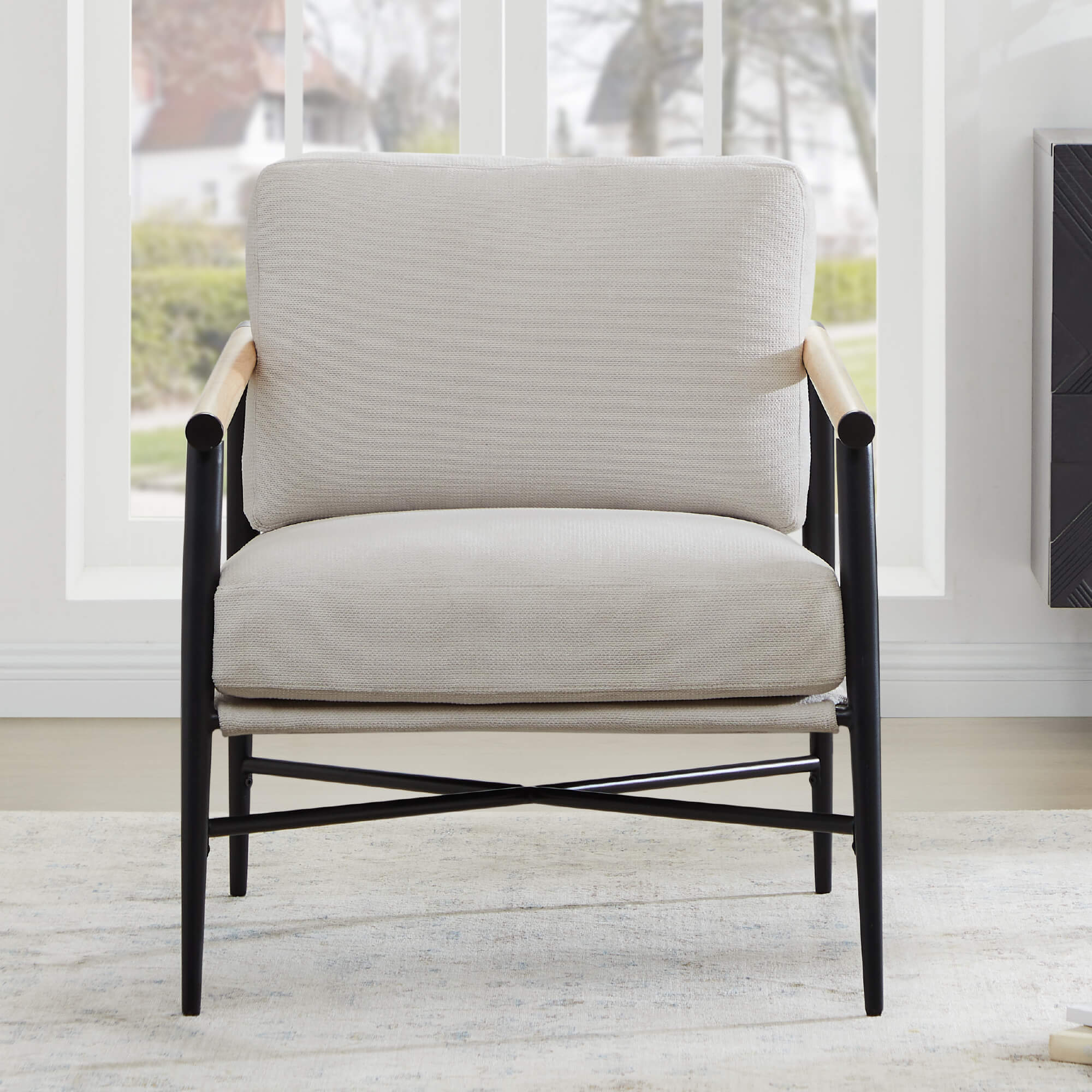 Fauteuil d'appoint moderne Charlotte