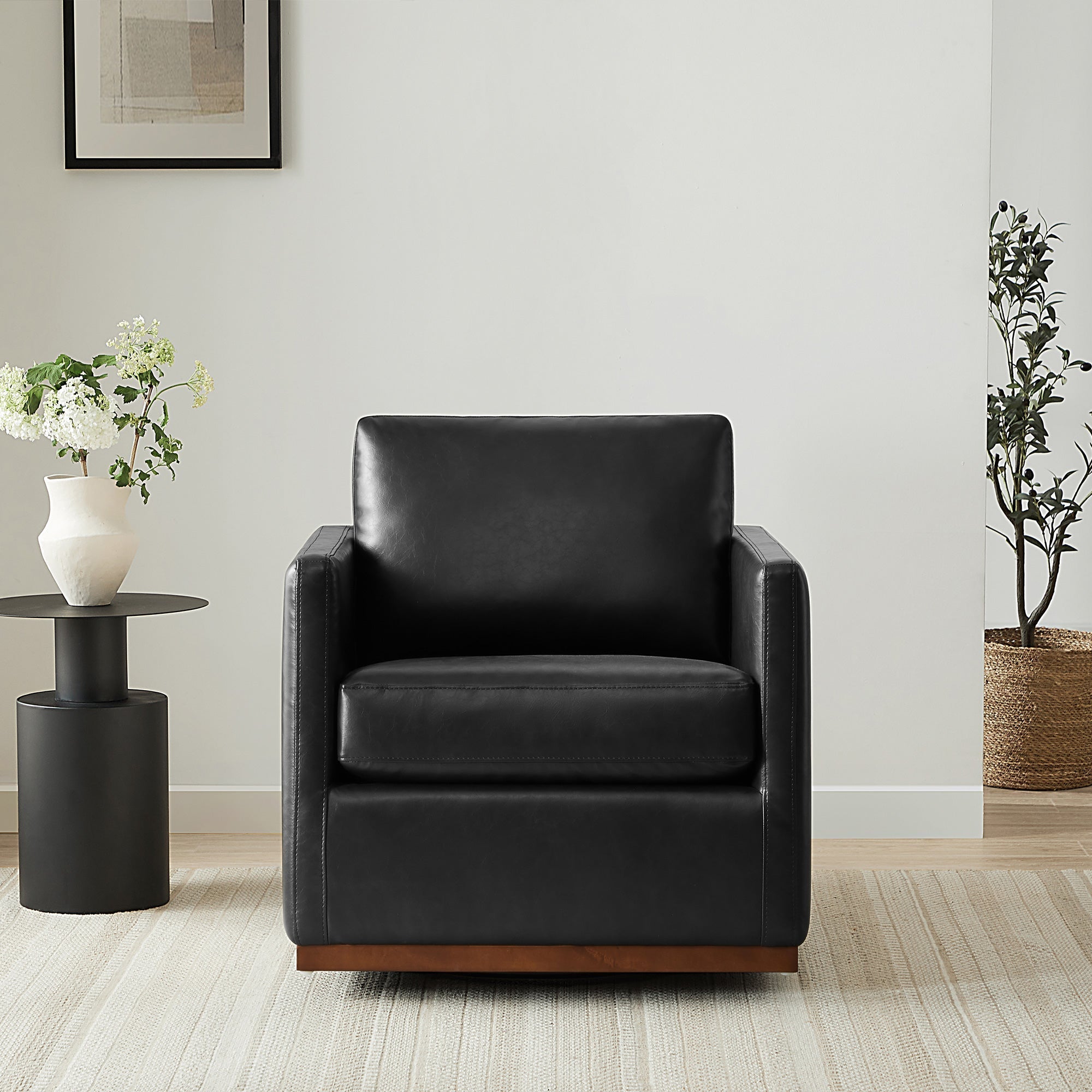 Henry Modern Swivel Accent Chair