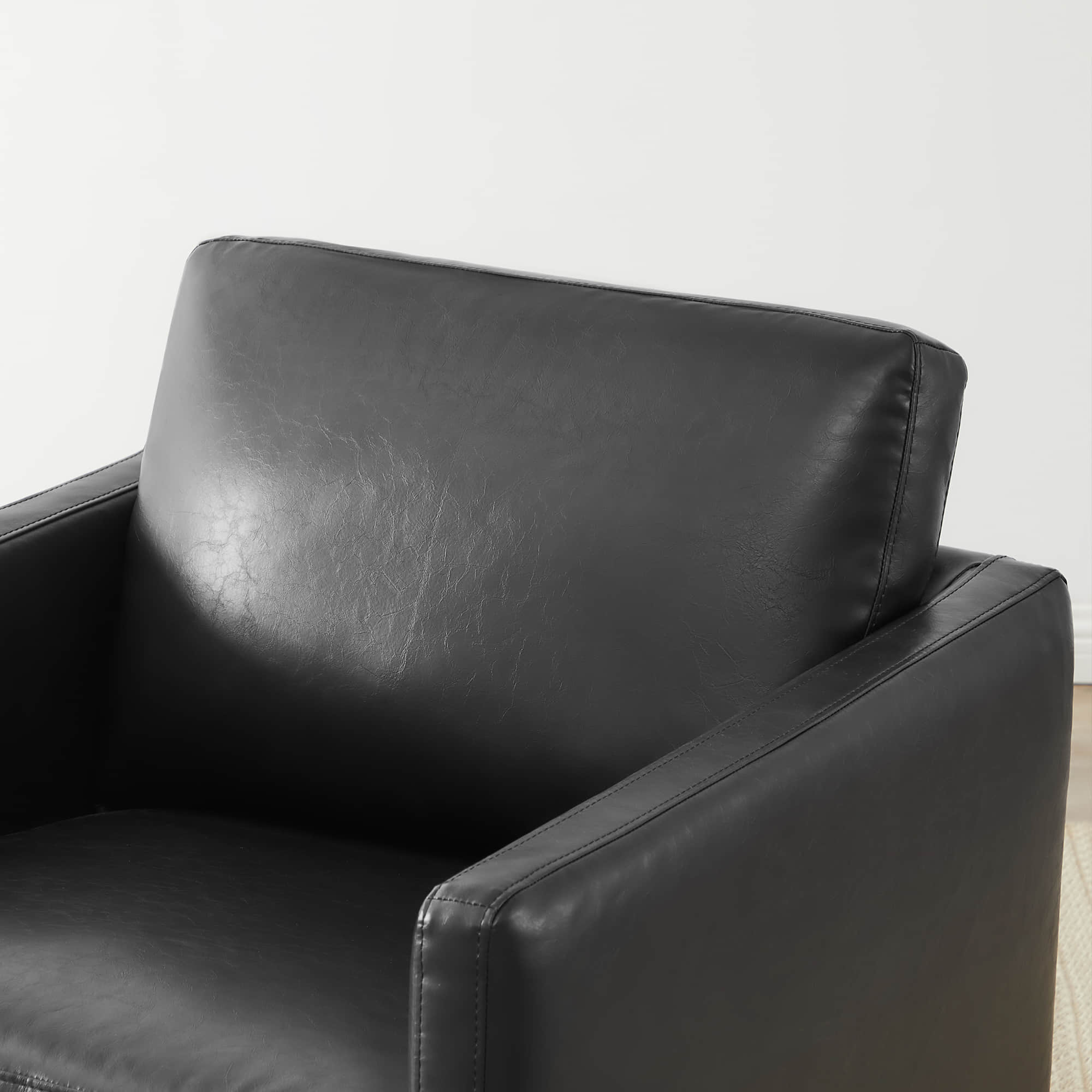 Henry Swivel Accent Chair with Wood Base