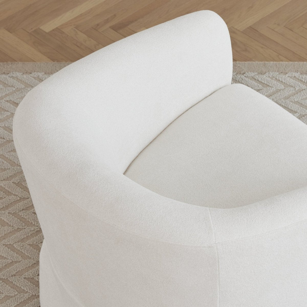 EllaGrace Slipcovered Swivel Armchair