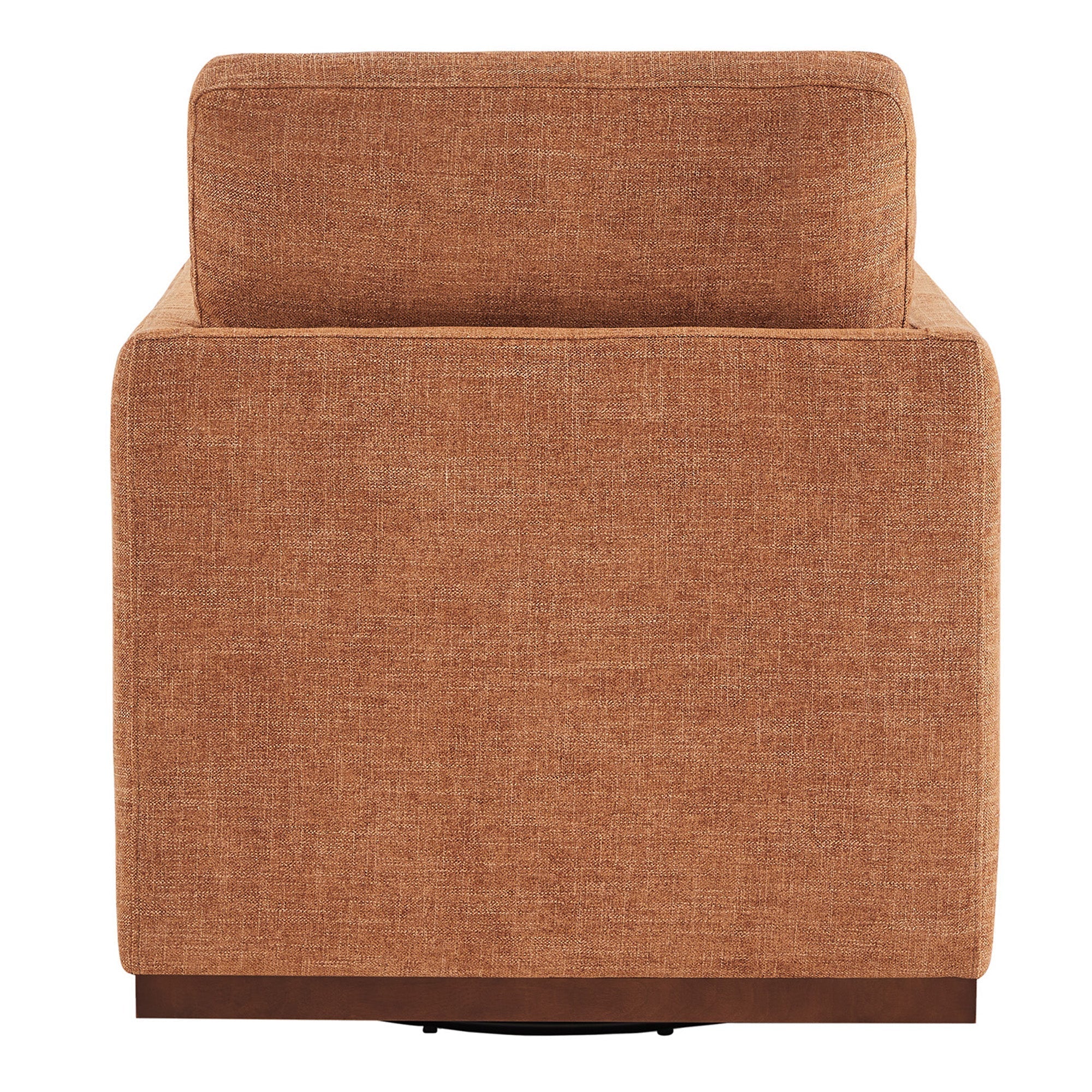 Henry Swivel Accent Chair with Wood Base