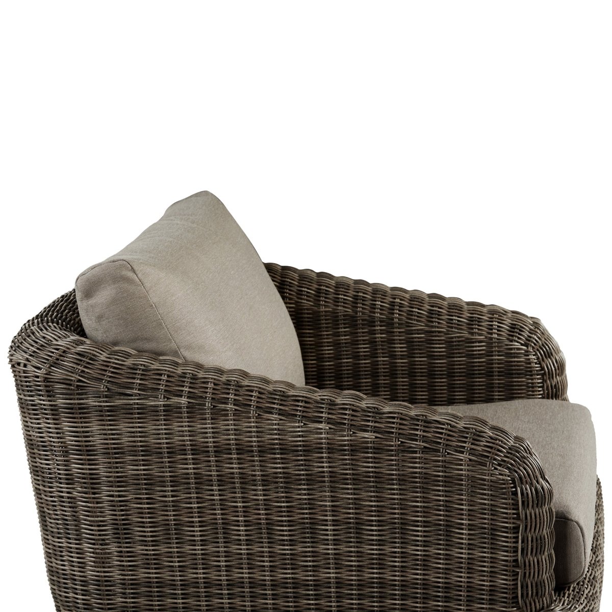 Liana Wicker Outdoor Swivel Accent Chair