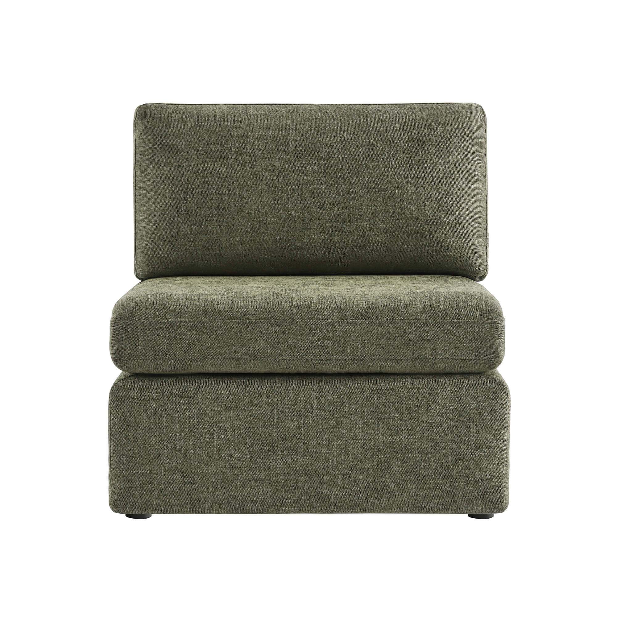 Delaney Modular Armless Chair / 2-Seat Armless Sofa