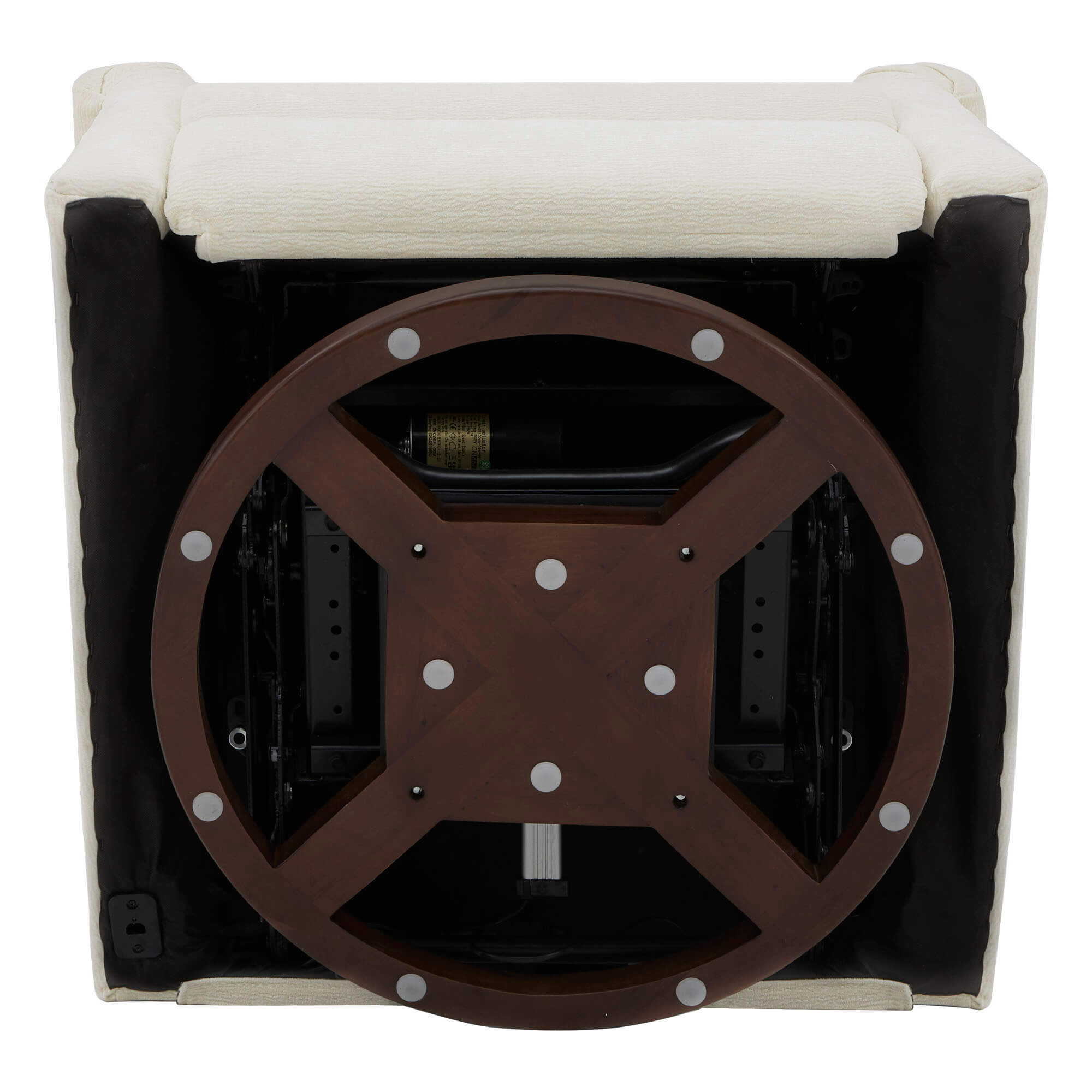 Aurora Power Swivel Nursery Glider Recliner