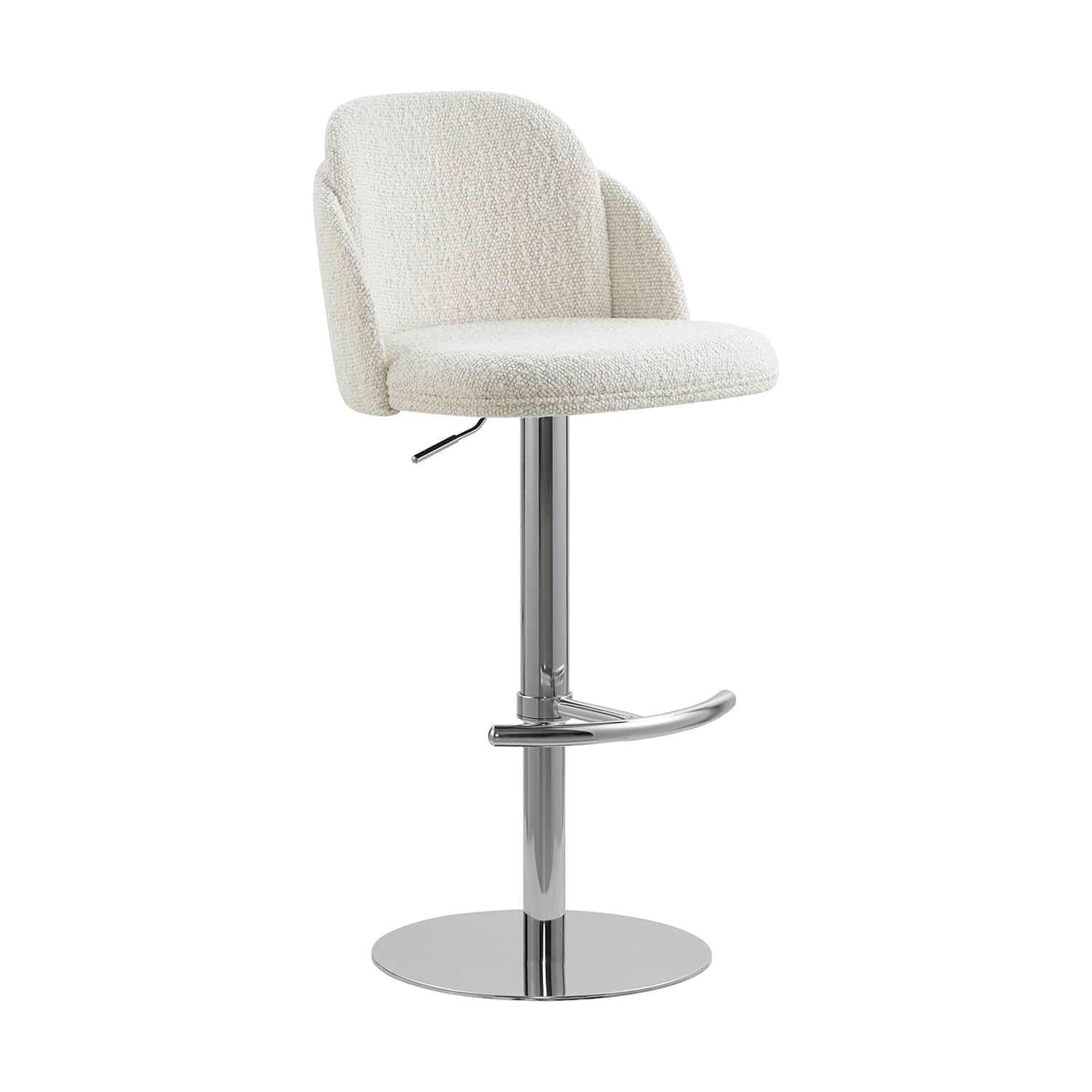 Blythe Upholstered Adjustable Height Swivel Bar & Counter Stools