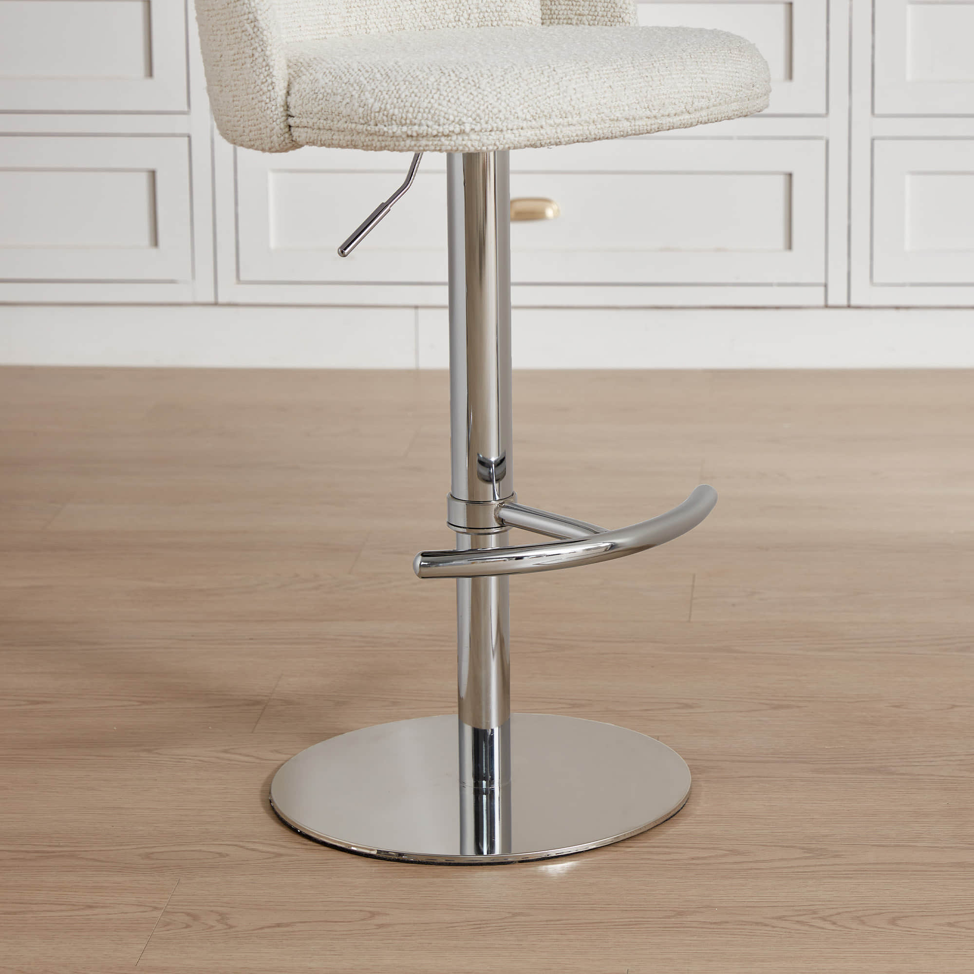Blythe Upholstered Adjustable Height Swivel Bar & Counter Stools