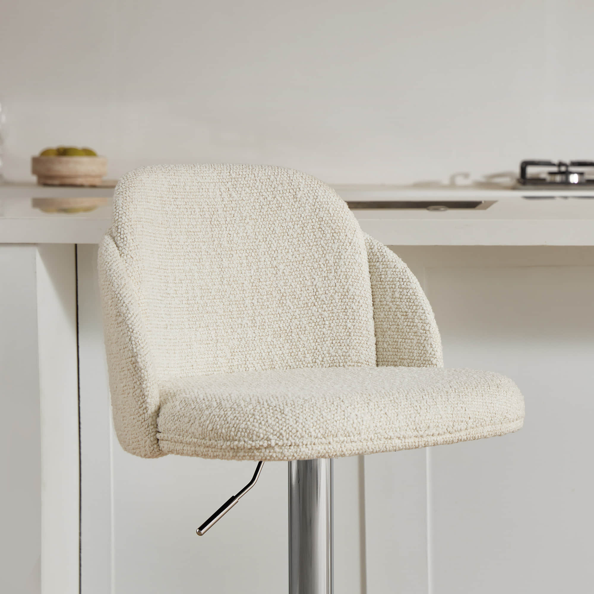 Blythe Upholstered Adjustable Height Swivel Bar & Counter Stools