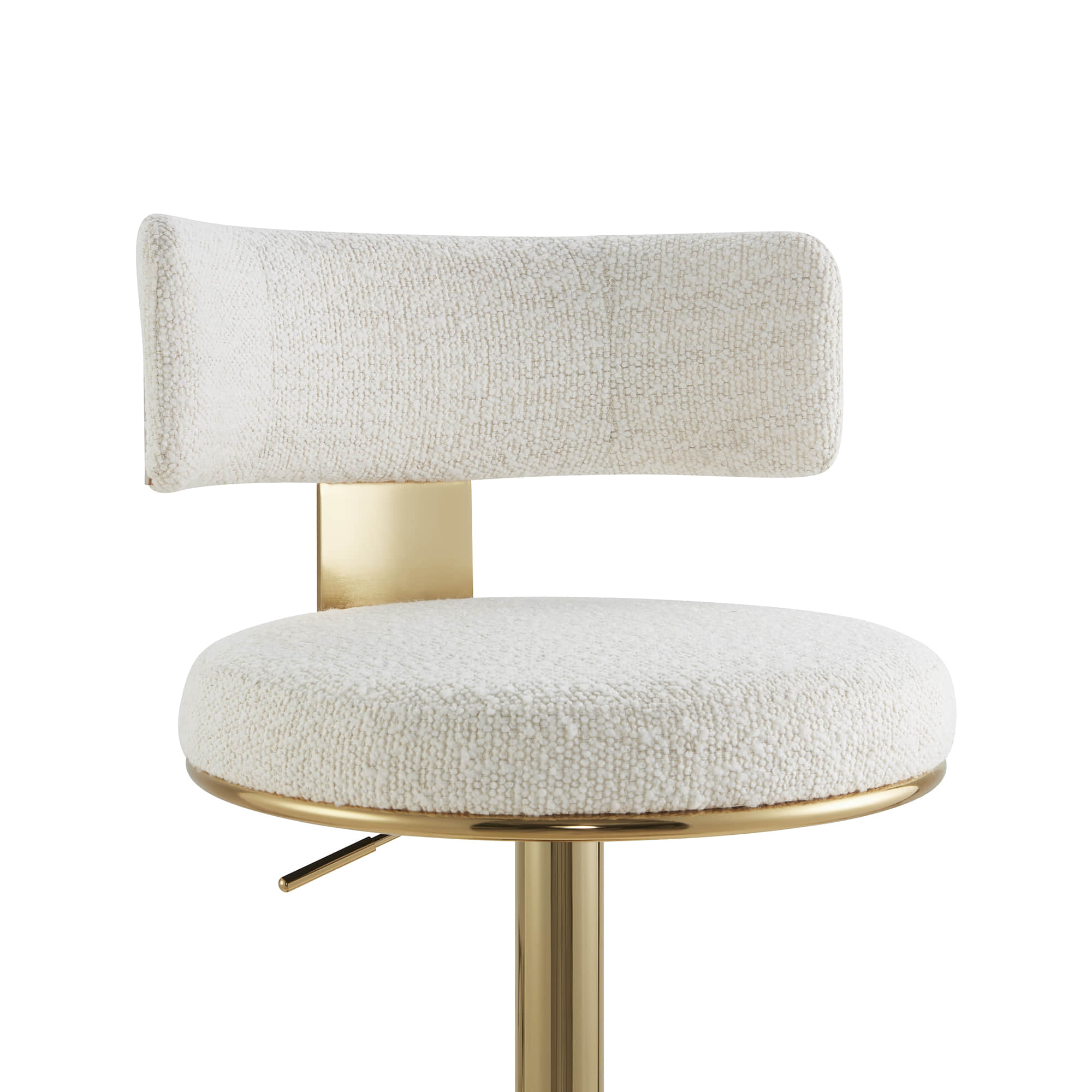 Cayla Modern Adjustable Height Swivel Barstool