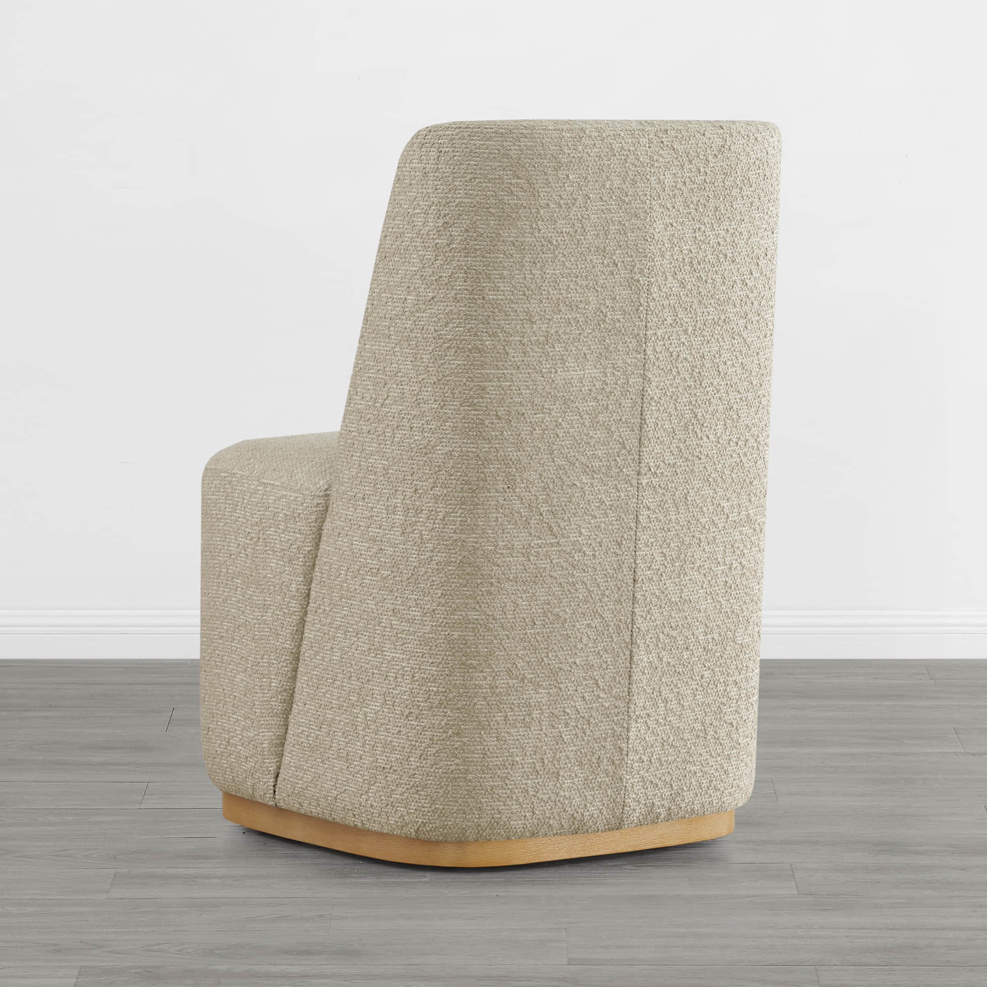 Lilibet Wingback Rolling Dining Chair With Casters