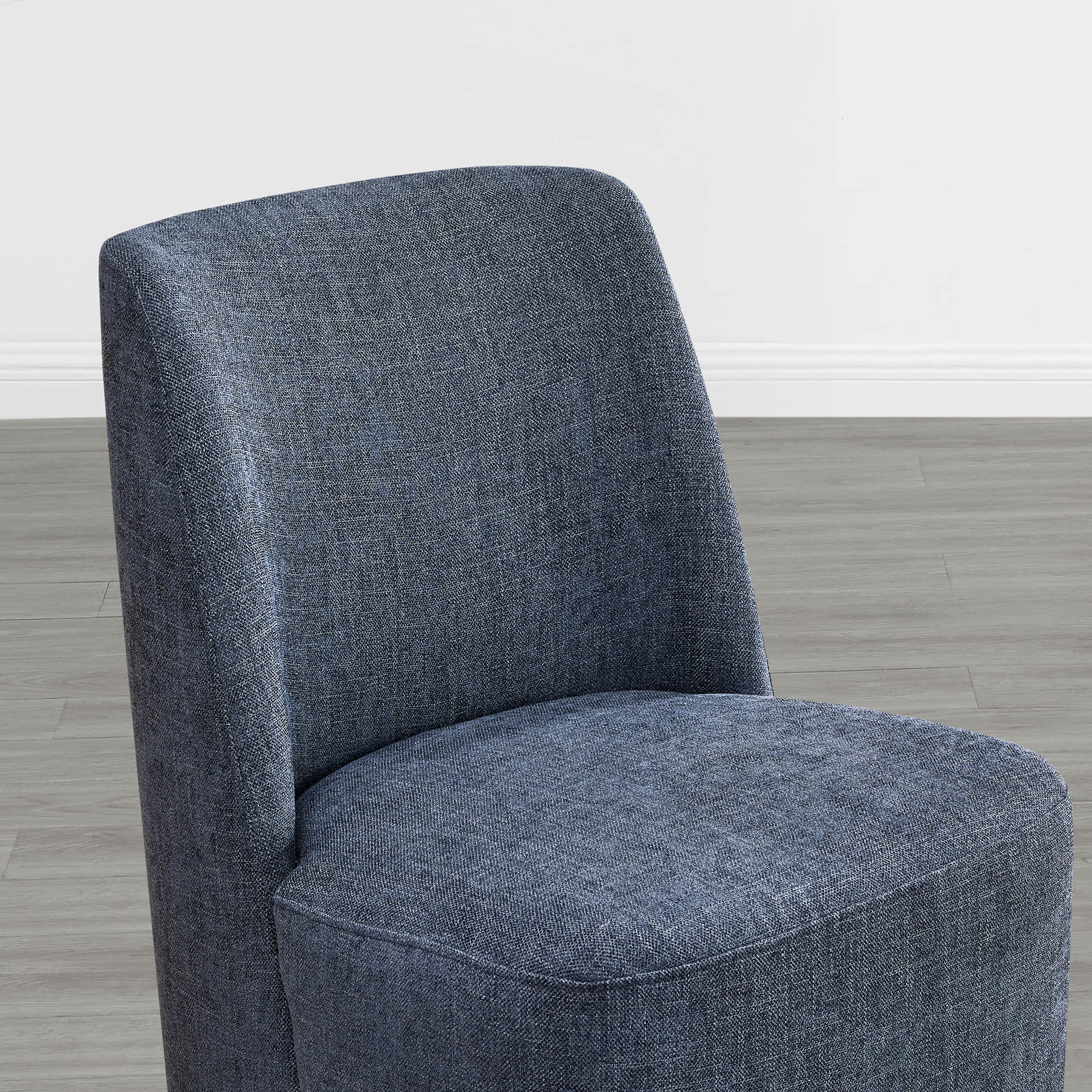 Lilibet Wingback Rolling Dining Chair With Casters