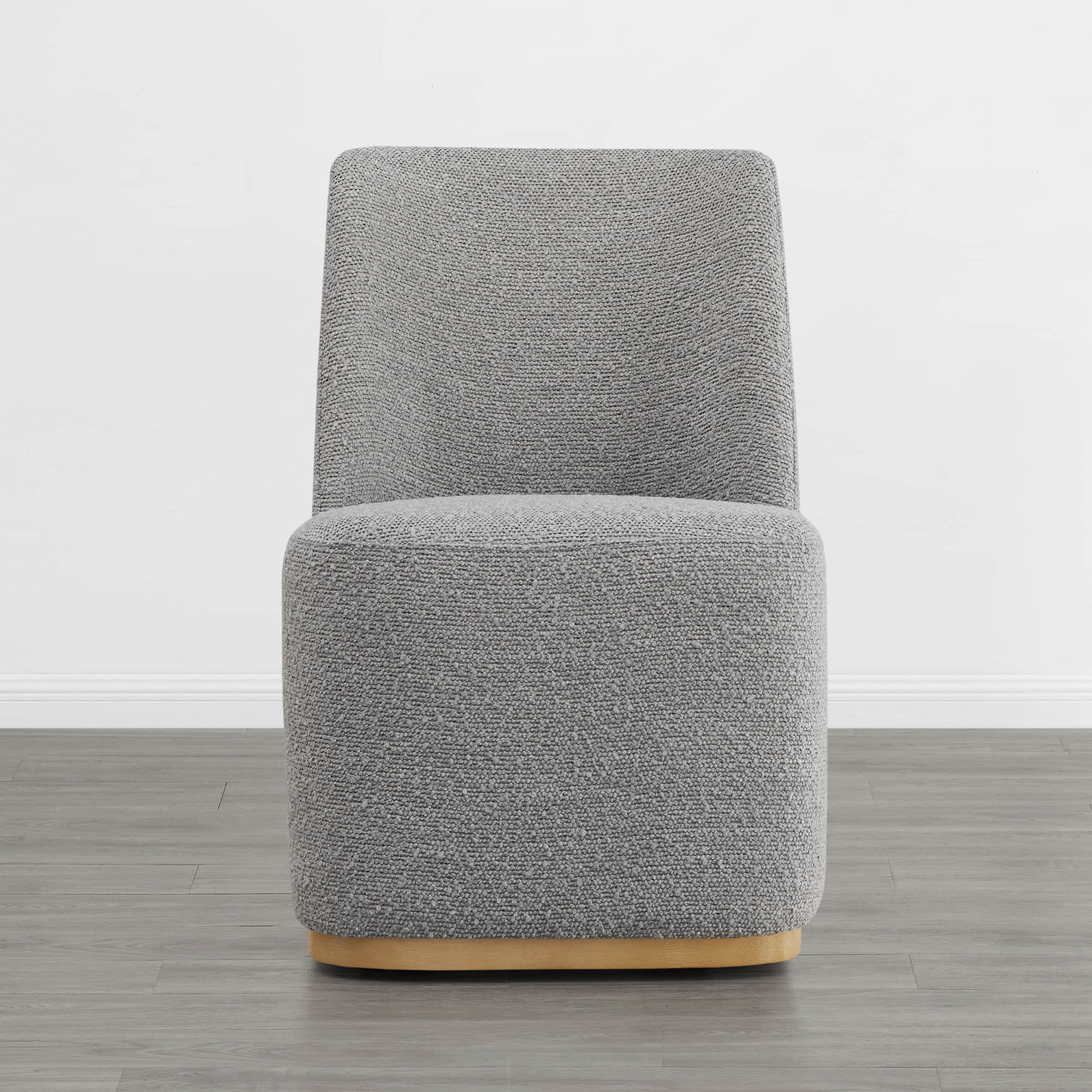 Lilibet Wingback Rolling Dining Chair With Casters