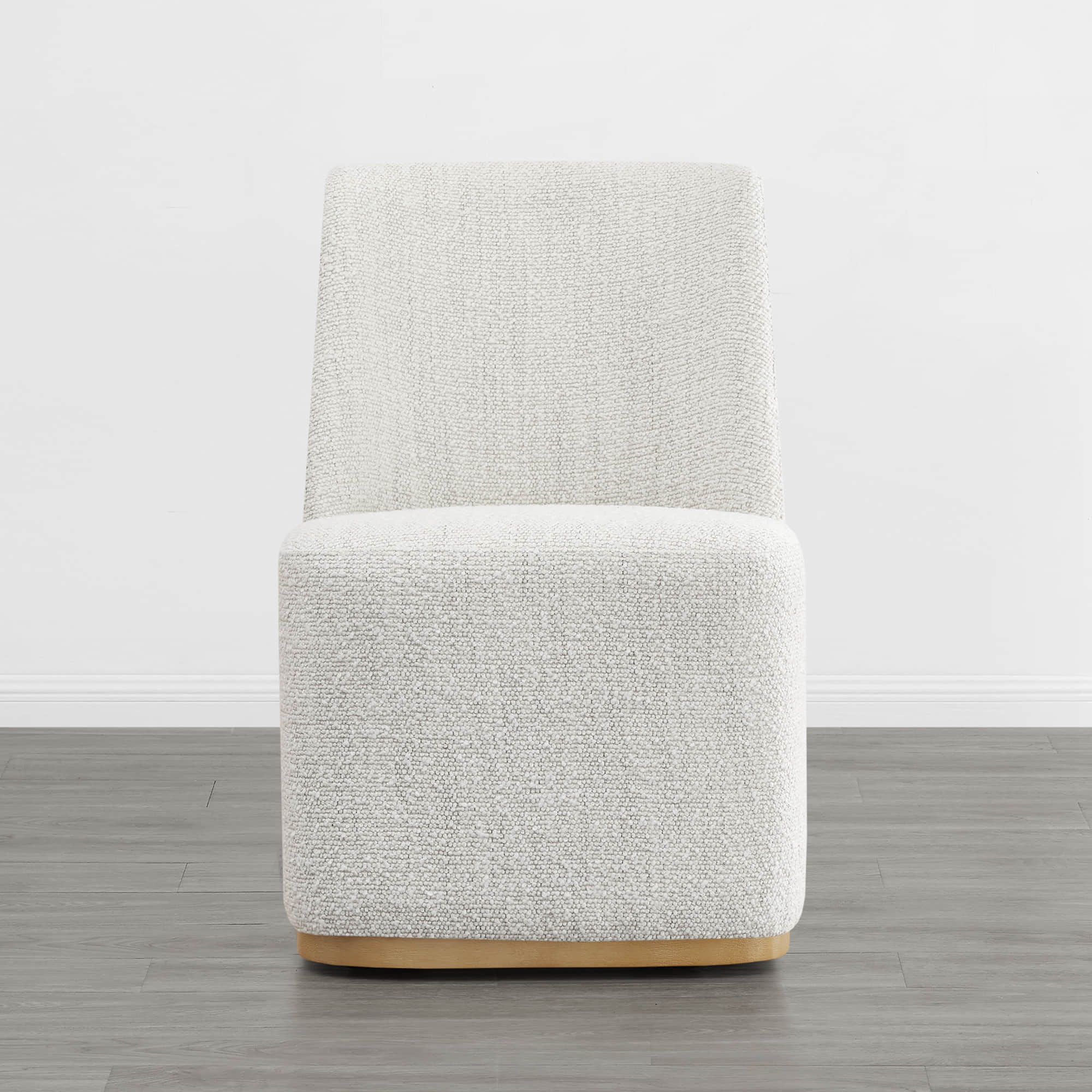 Lilibet Wingback Rolling Dining Chair With Casters