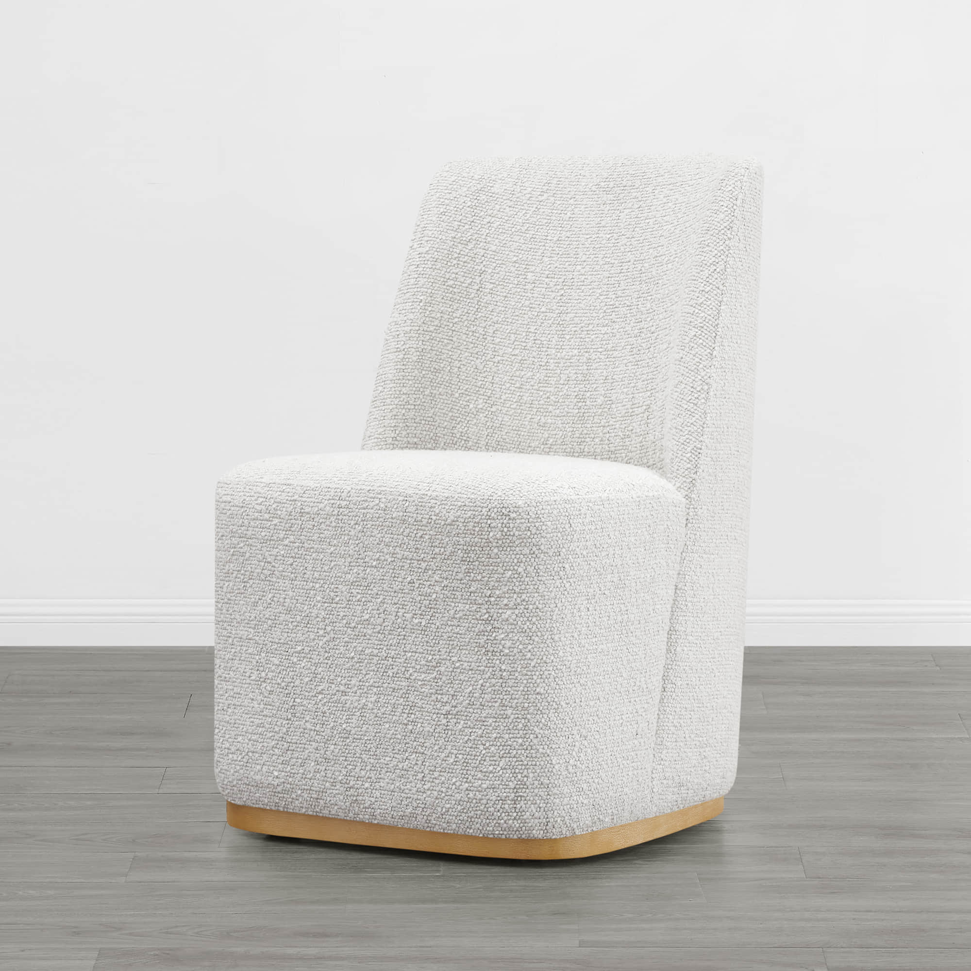 Lilibet Wingback Rolling Dining Chair With Casters